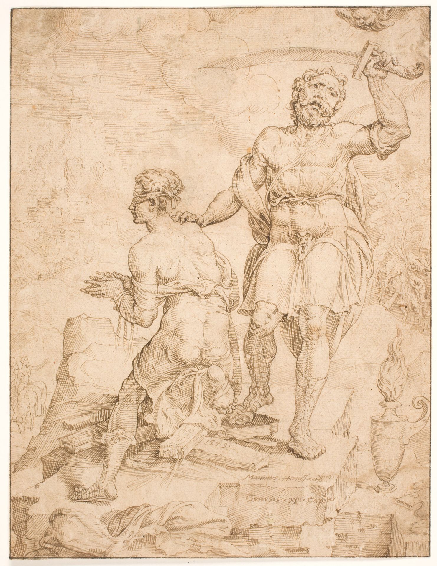 Abraham's Sacrifice by Maarten van Heemskerck