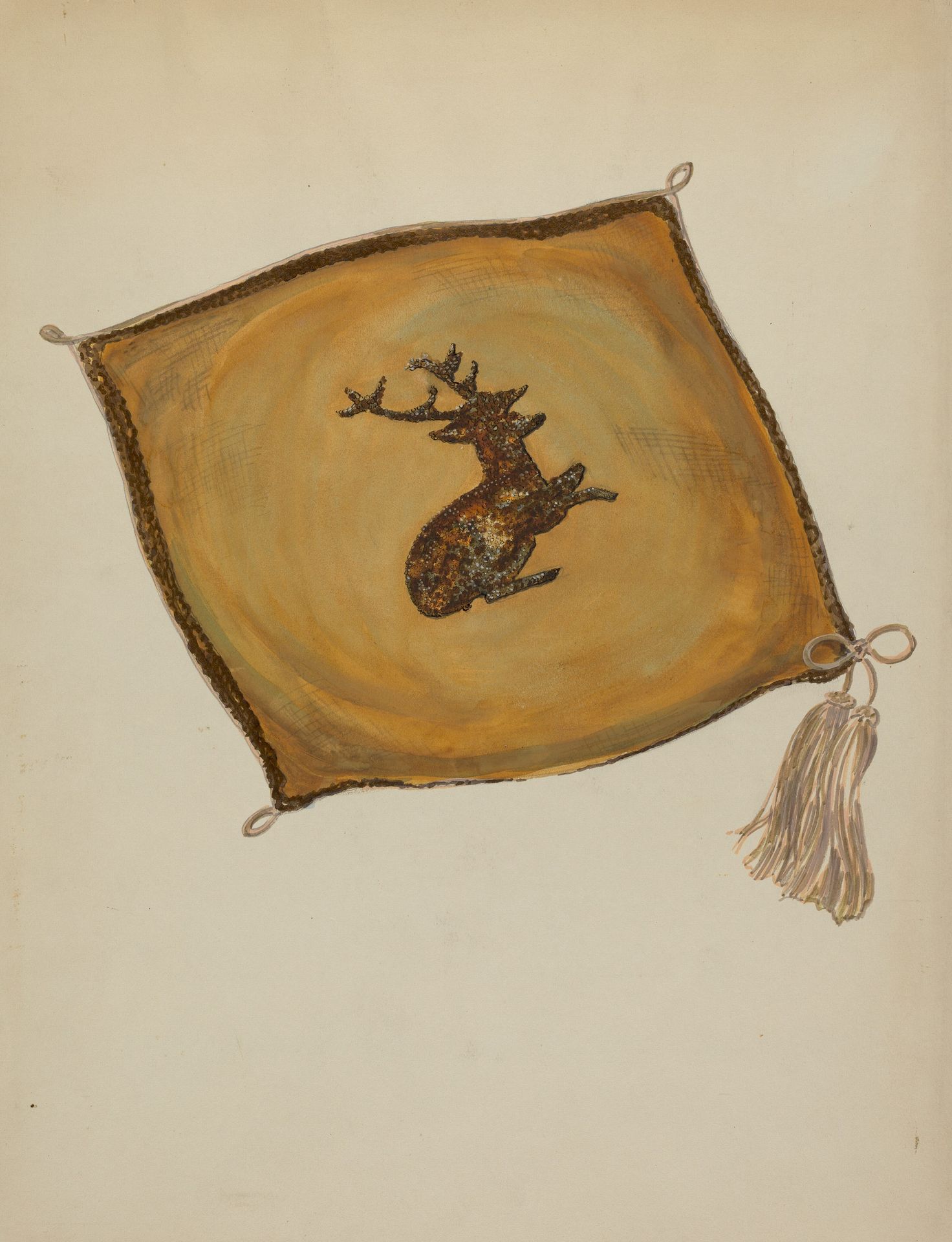 Cushion Top by Florence Huston