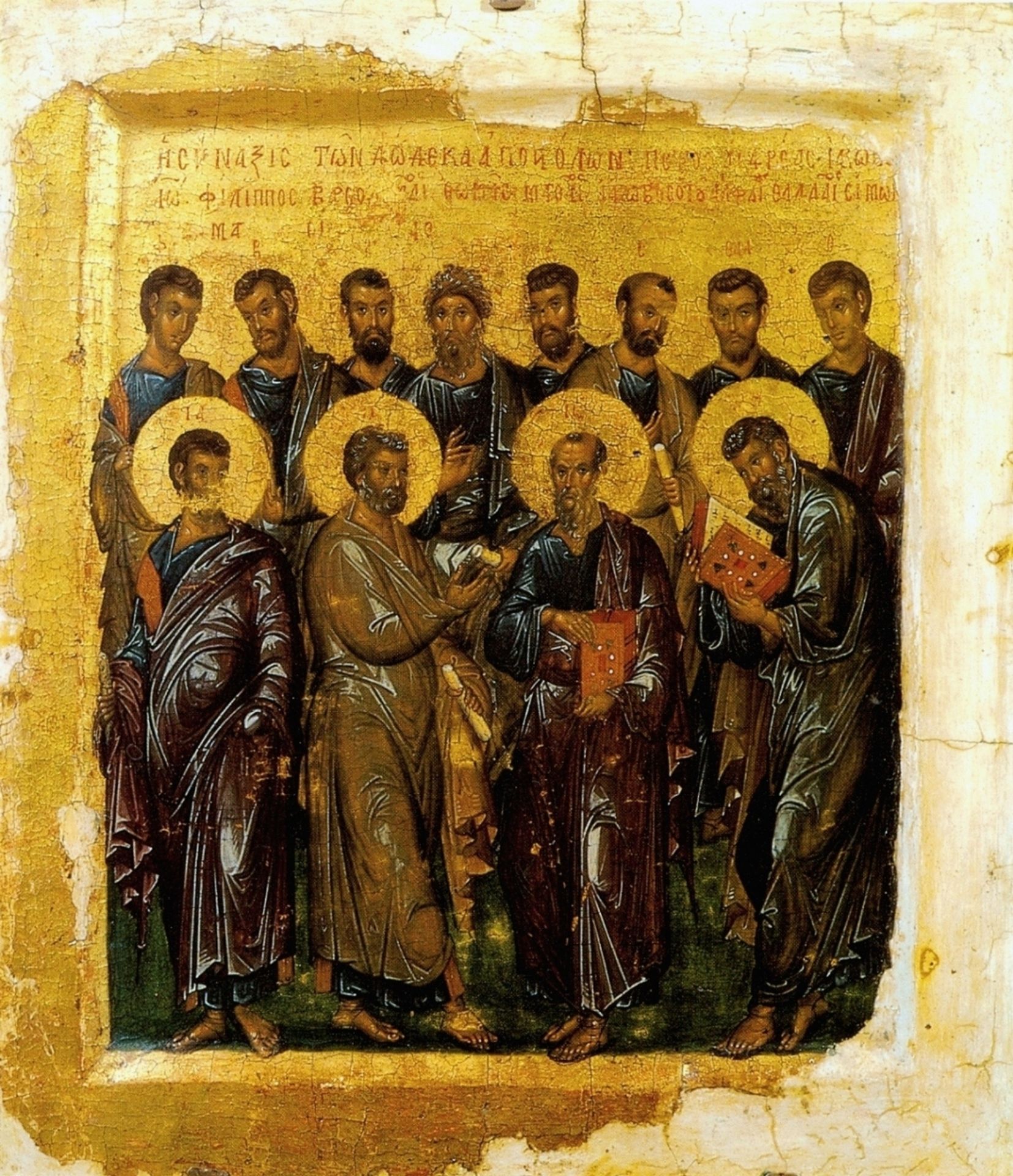Synaxis of the Twelve Apostles by Orthodox Icons
