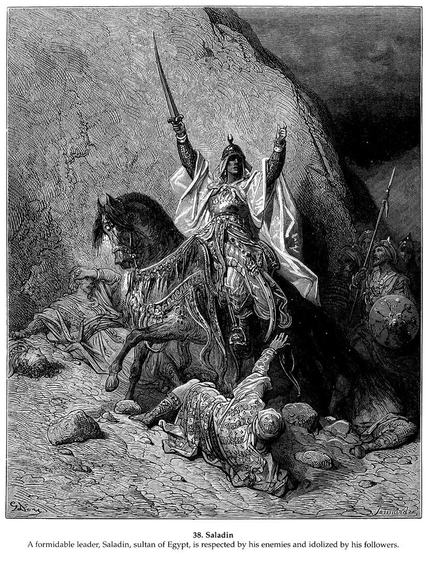 Saladin by Gustave Dore