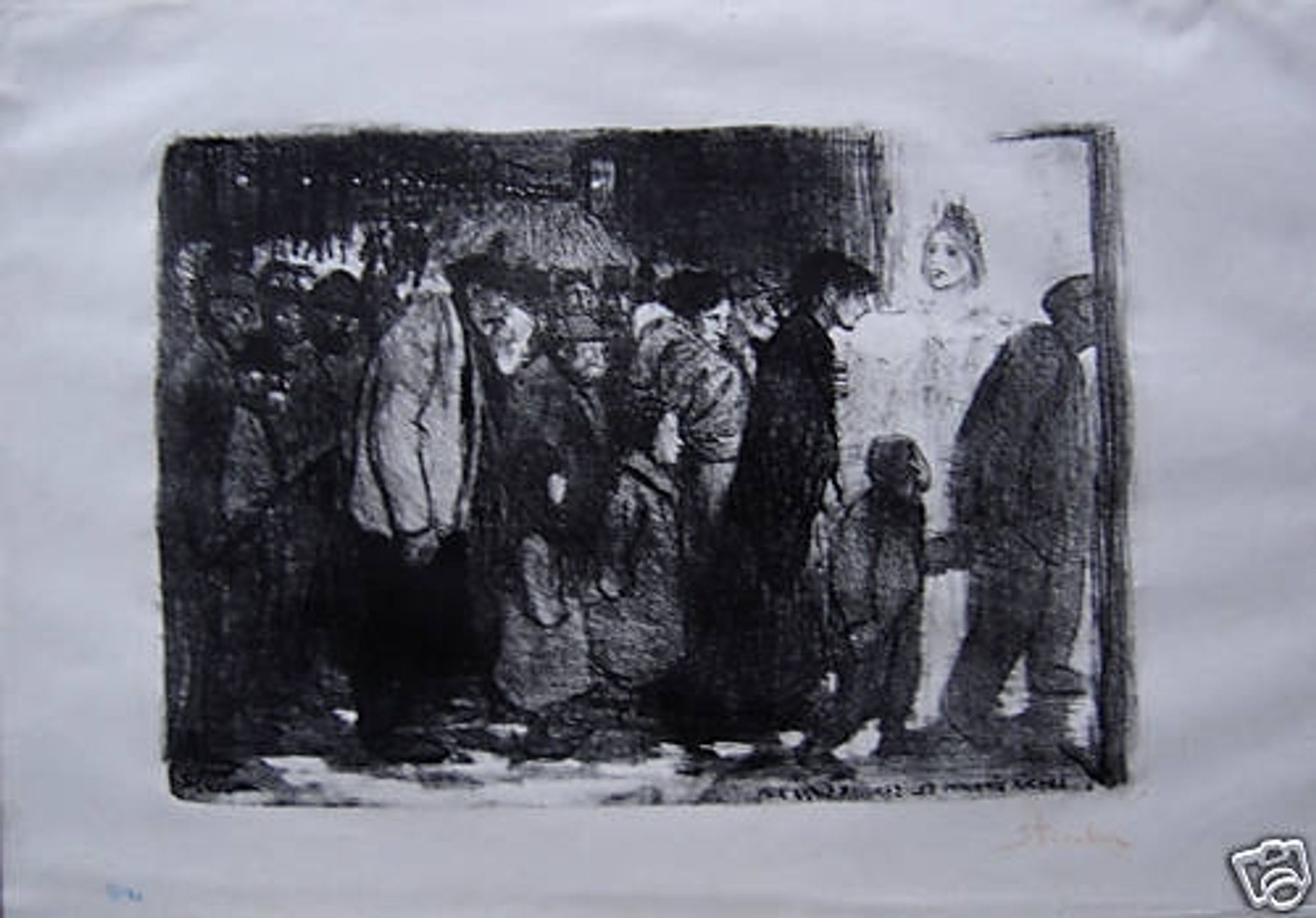 Aux Vrais Pauvres- Les Mauvais Riches by Théophile Alexandre Steinlen