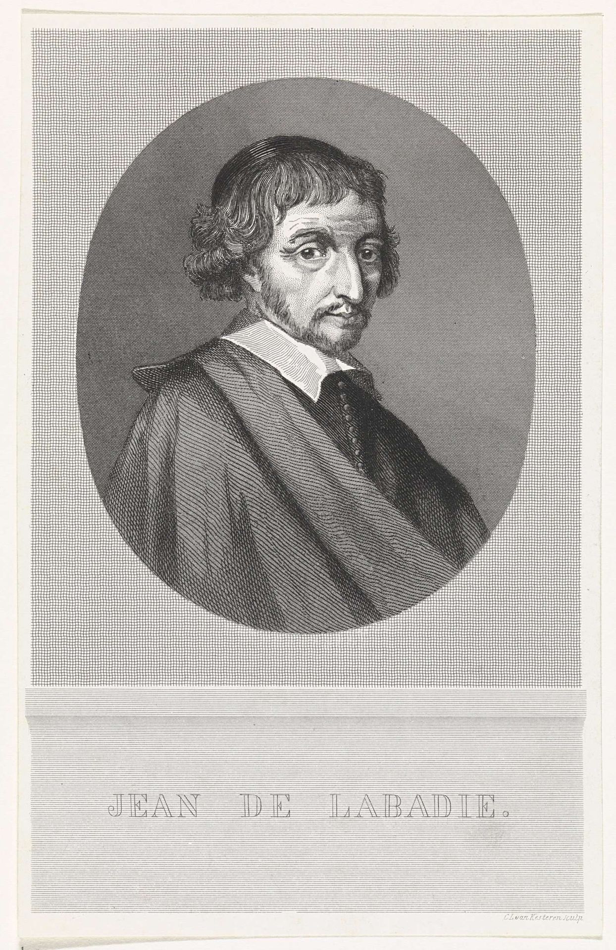 Portret van Jean de Labadie by Christiaan Lodewijk van Kesteren