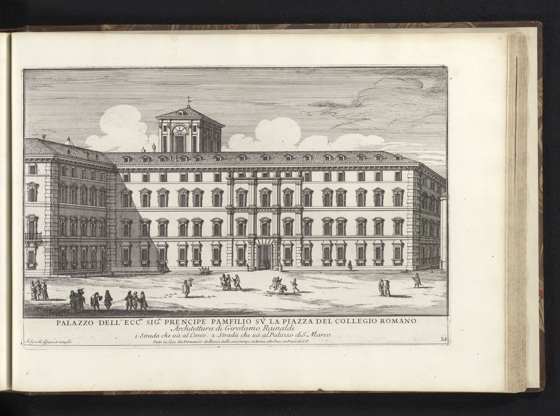 Palazzo Doria Pamphilj te Rome by Alessandro Specchi