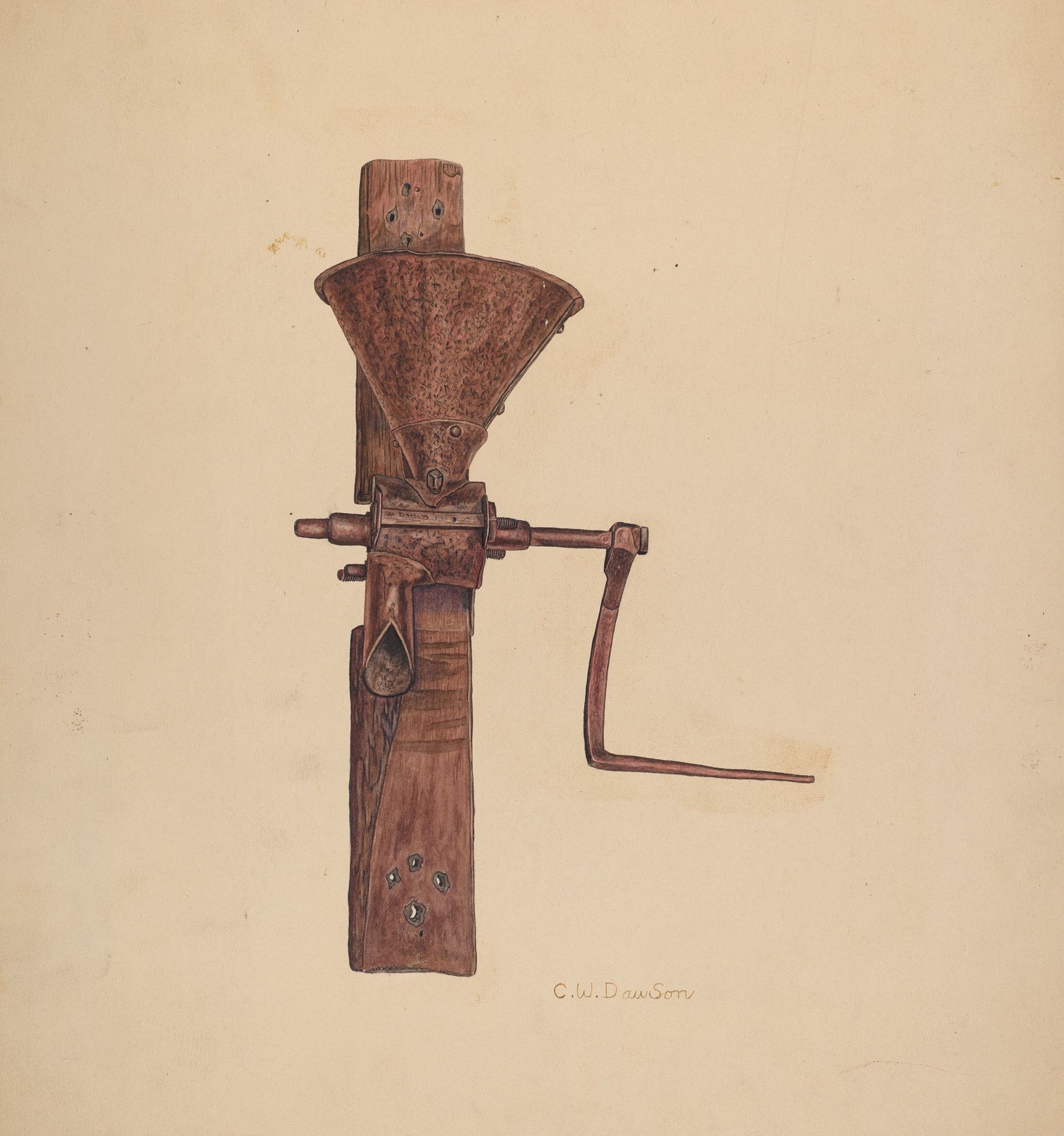 Coffee Mill by Clarence W. Dawson
