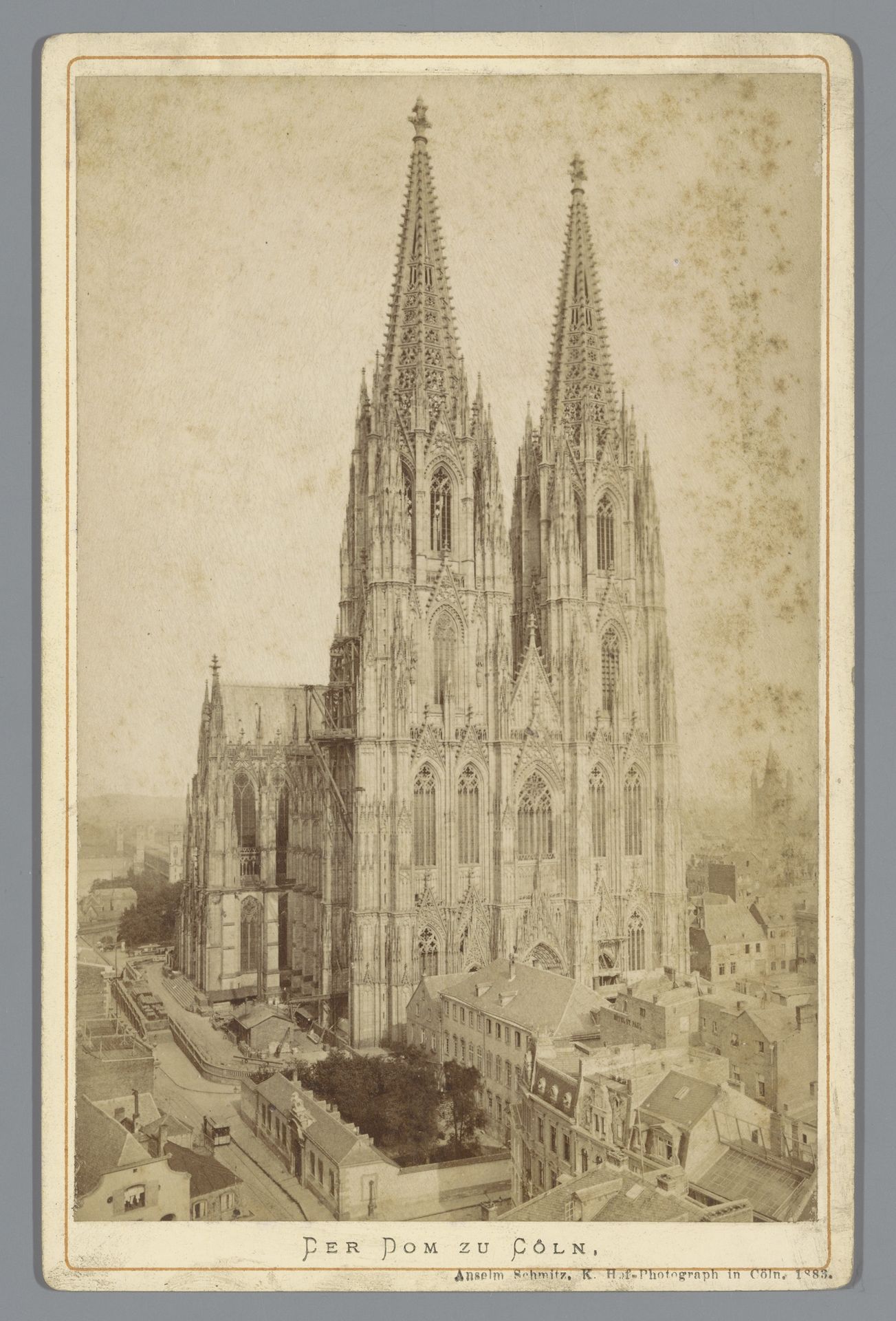 Gezicht op de Dom van Keulen by Anselm Schmitz