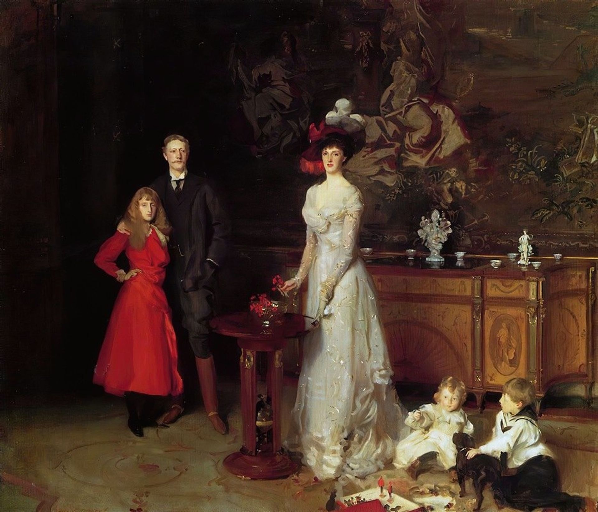 Sir George Sitwell, Lady Ida Sitwell and Family by John Singer Sargent
