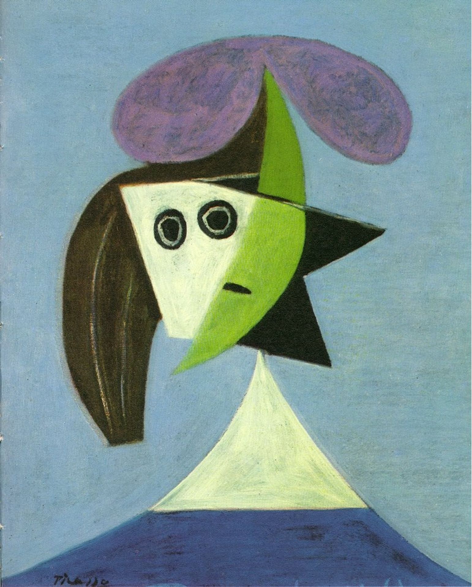 Woman with hat (Olga) by Pablo Picasso