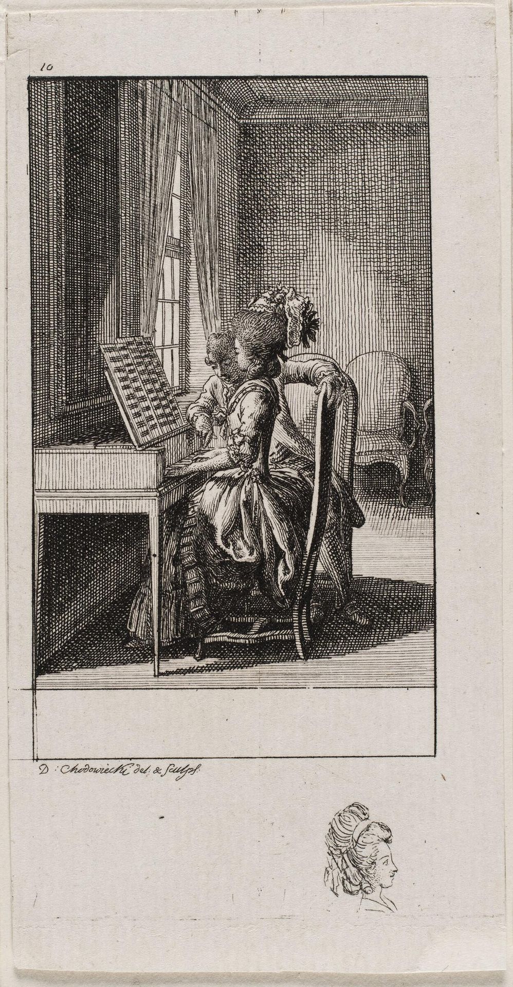 The Occupations of Women: Music by Daniel Nikolaus Chodowiecki