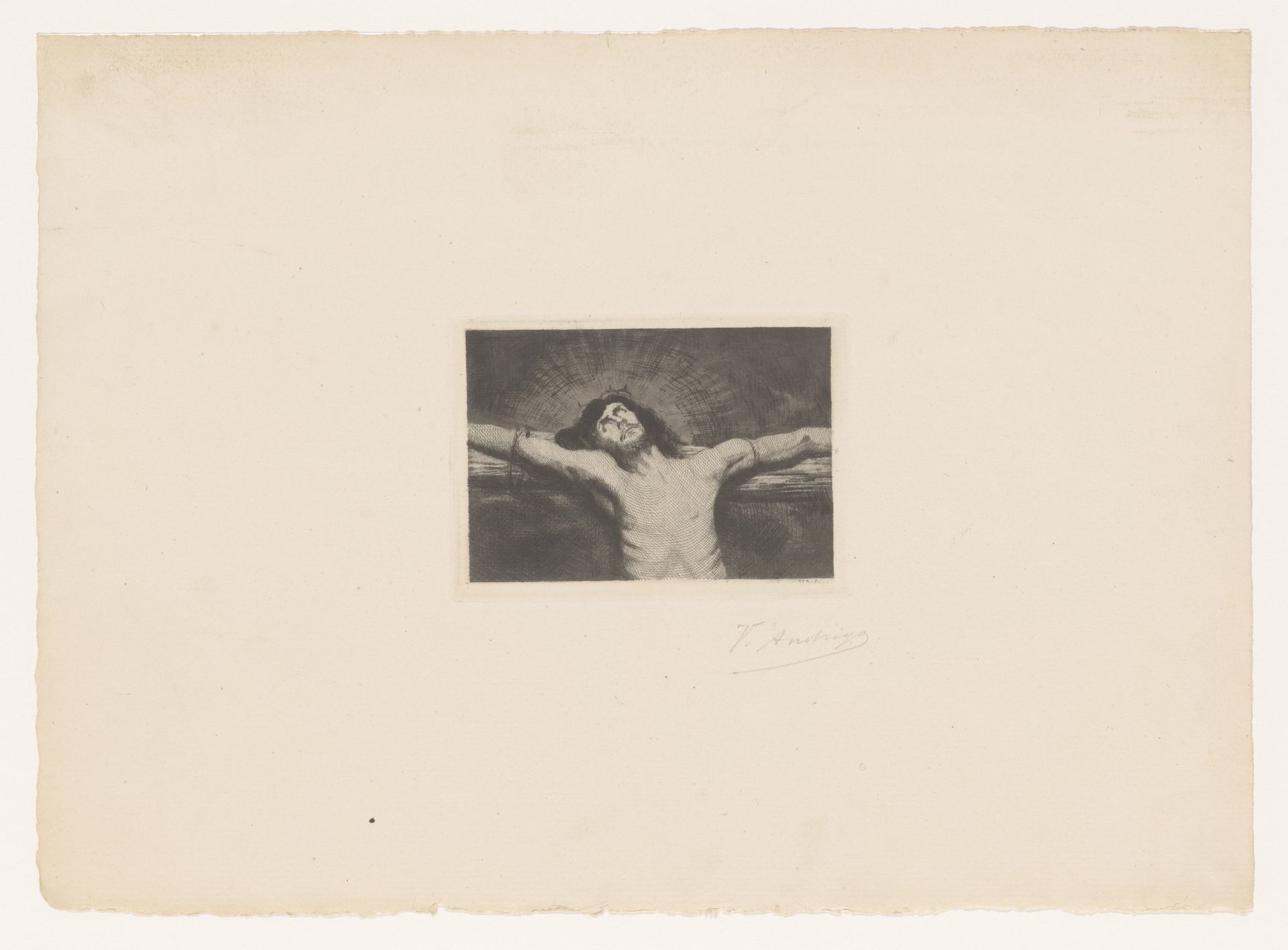 Christus aan het kruis by V.C. Andrigo
