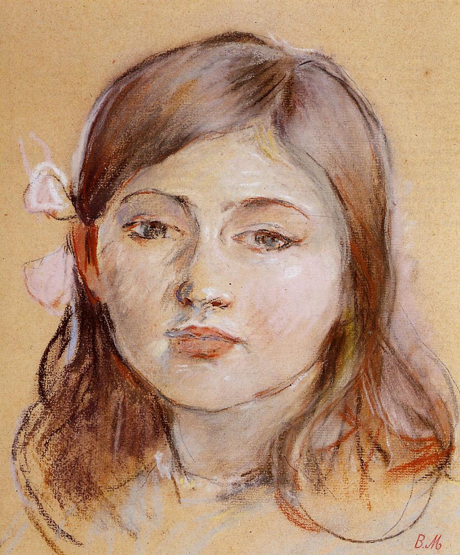 Portrait of Julie by Berthe Morisot