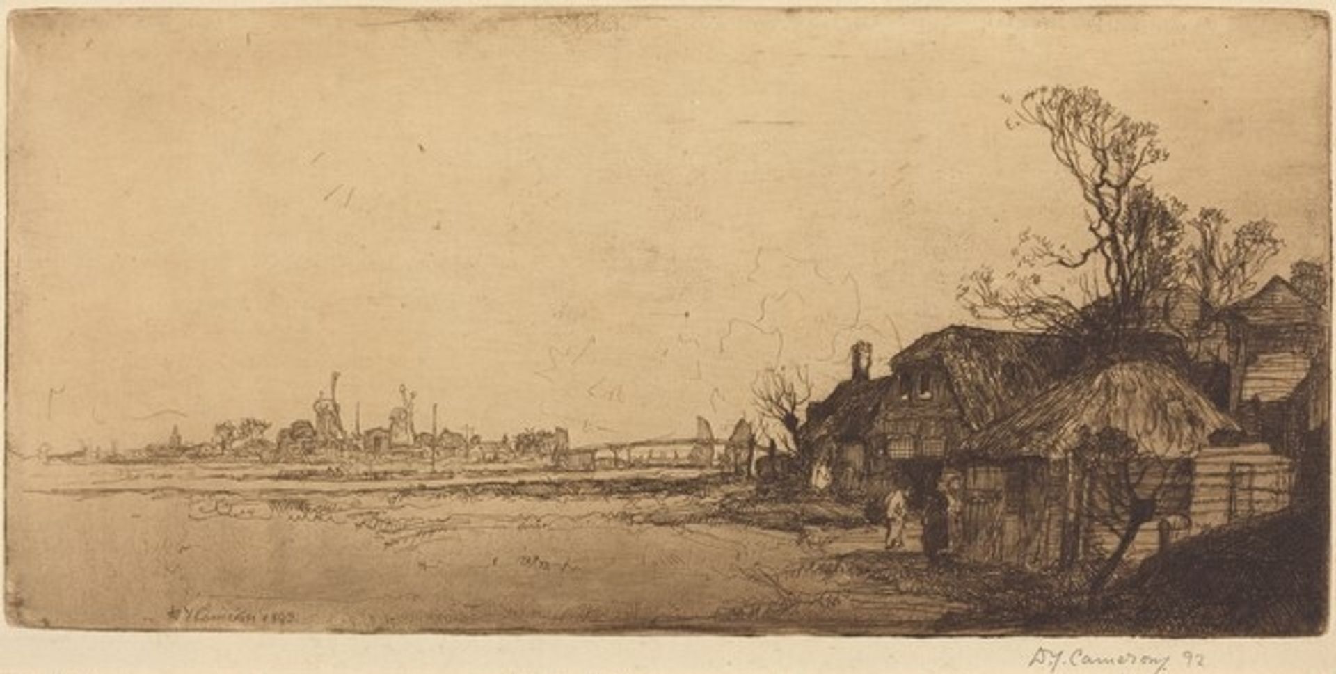 A Rembrandt Farm by David Young Cameron