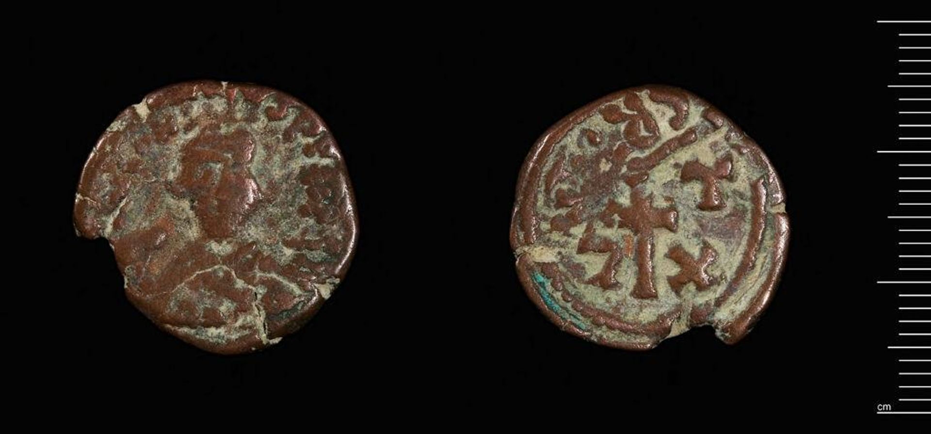 Half Follis of Constans II, Carthage by Constans II