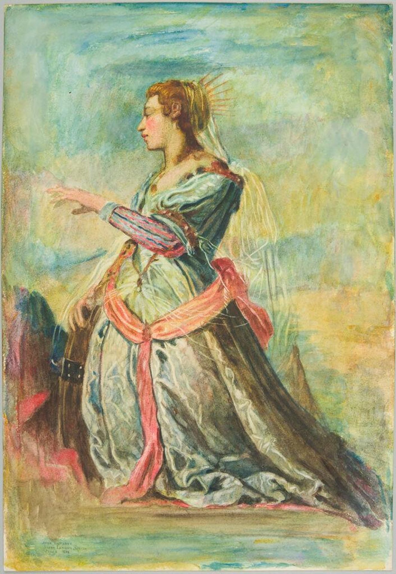 Saint Catharine, after Tintoretto by Joseph Smith