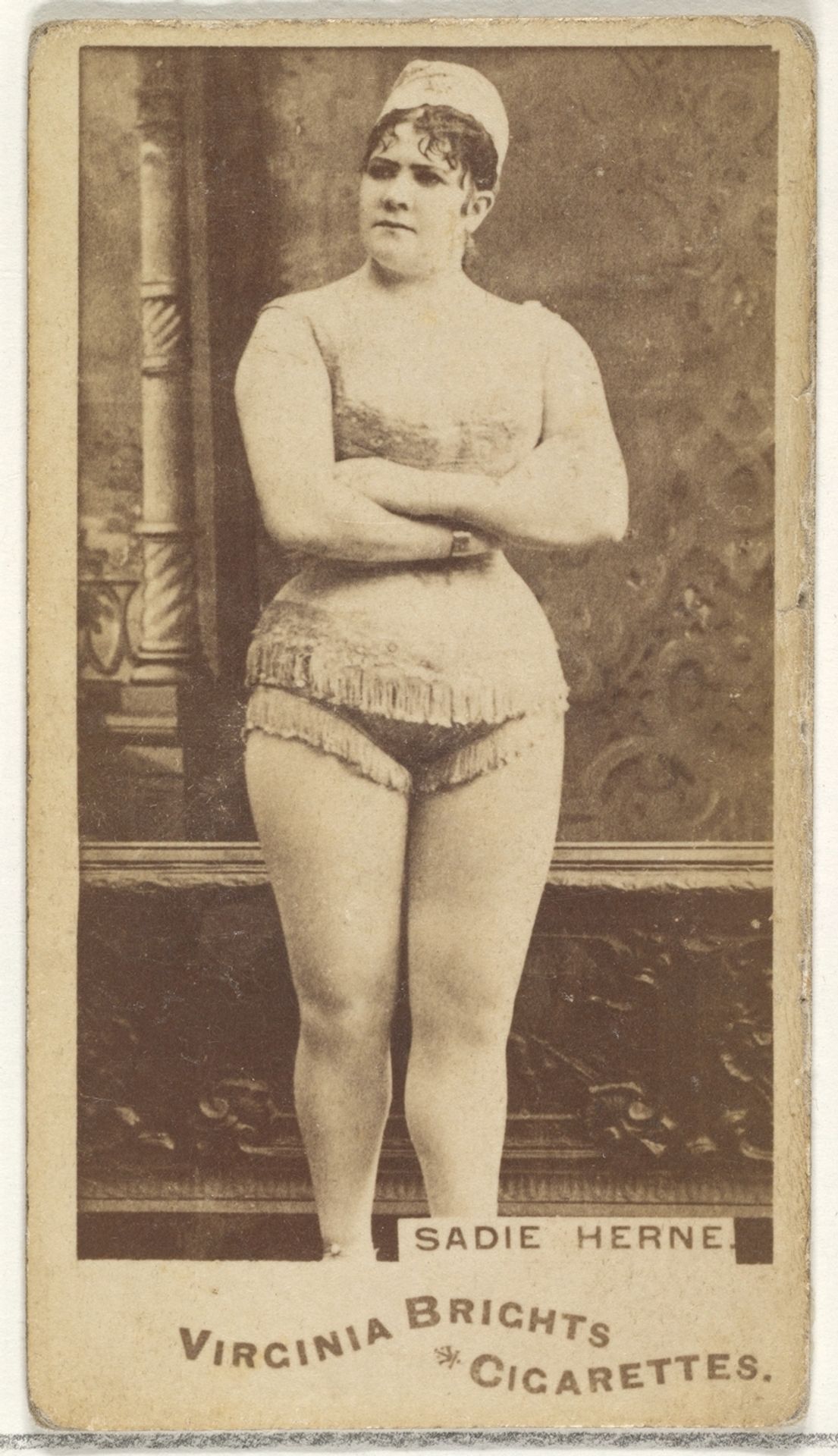 Sadie Herne, from the Actors and Actresses series (N45, Type 1) for Virginia Brights Cigarettes by Allen & Ginter