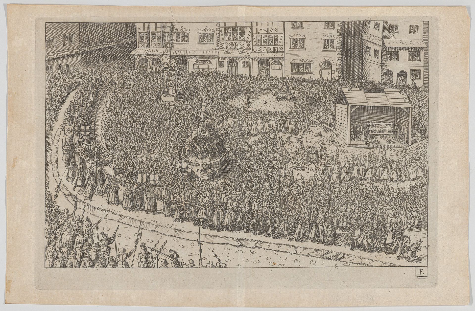 Plate E: Election and Coronation of Emperor Maximilian II by Anonymous