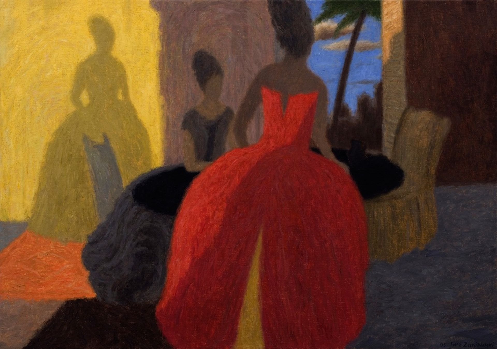 Ladies at Sunset by Iwo Zaniewski