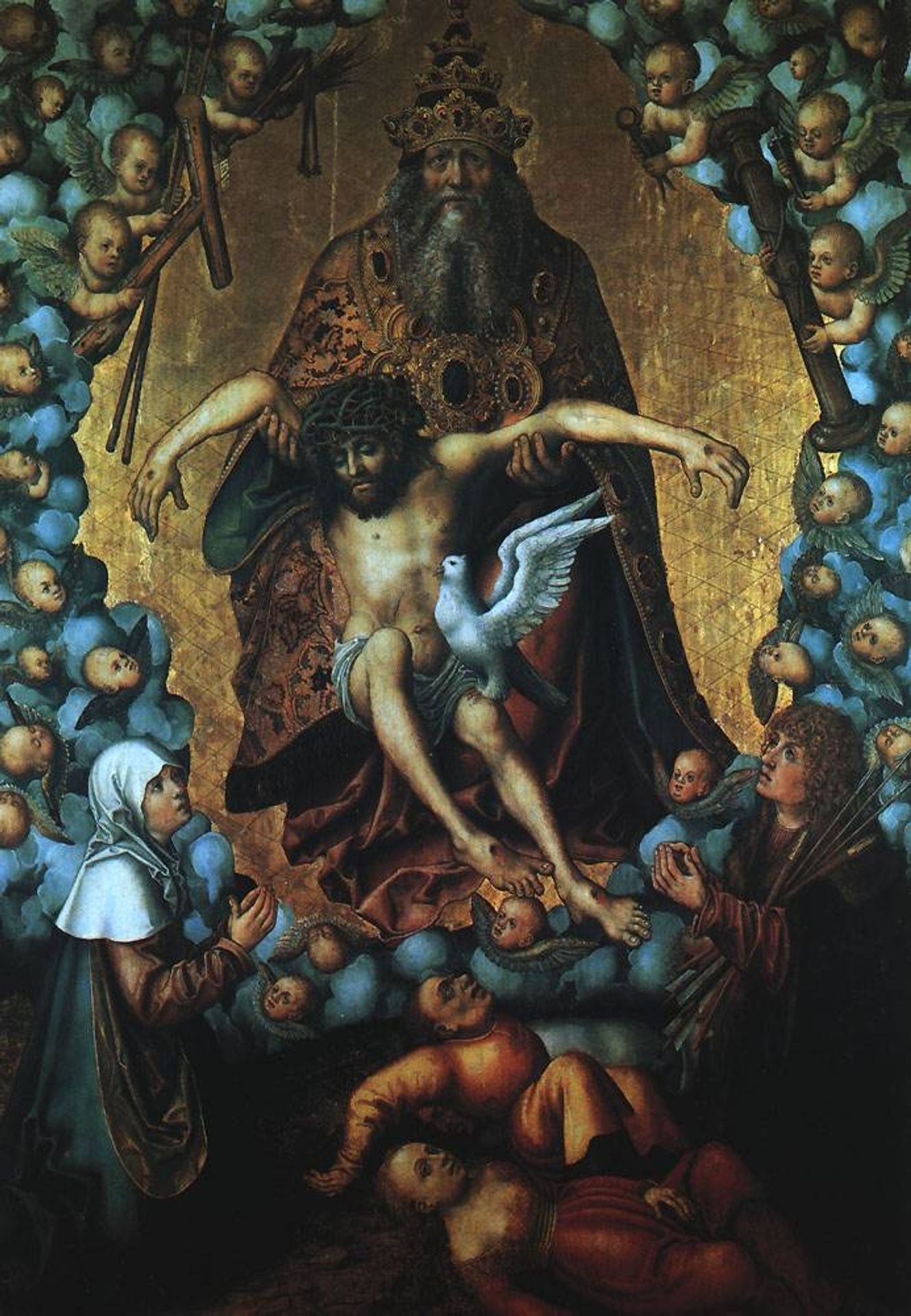 The Trinity by Lucas Cranach the Elder