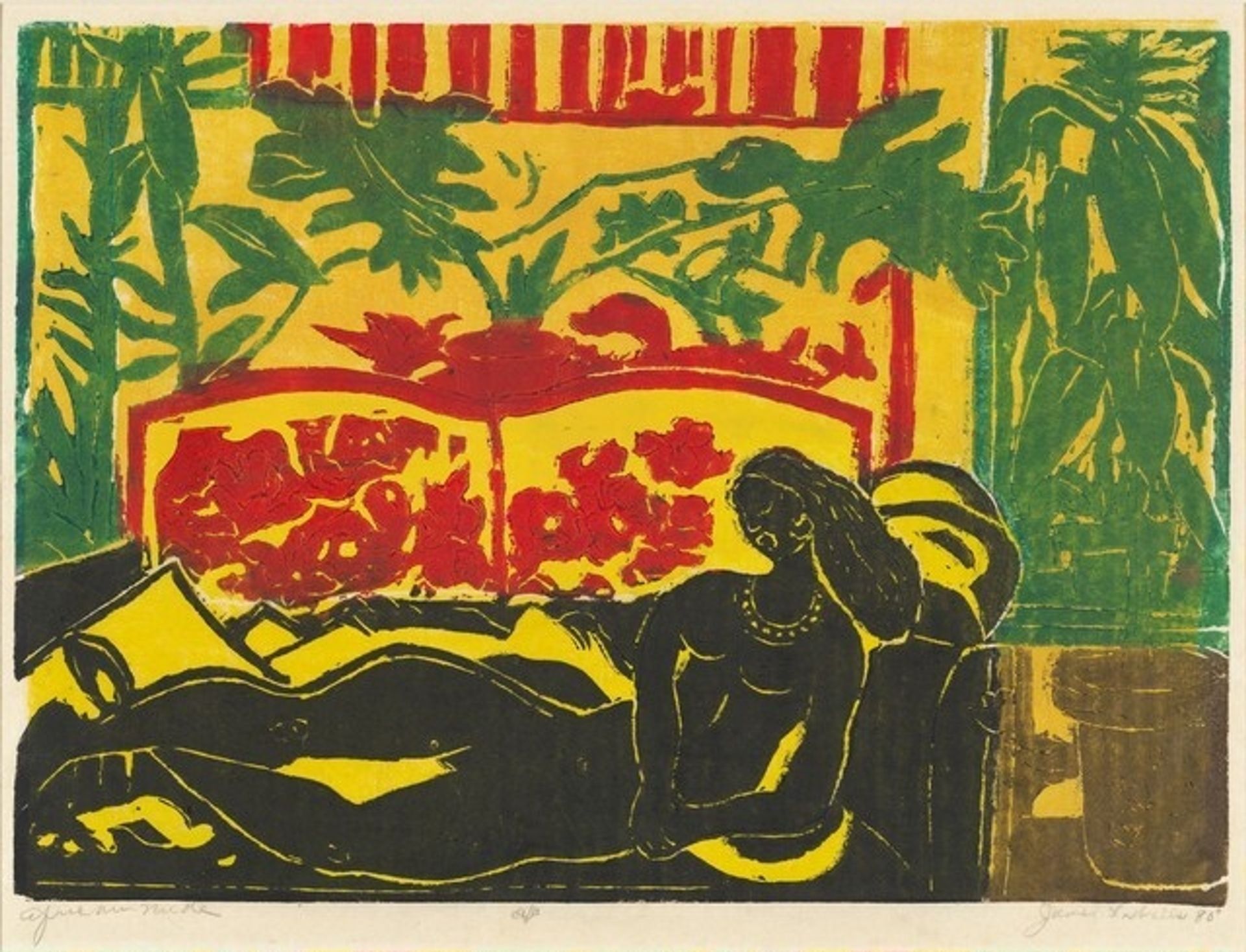 African Nude by James Lesesne Wells