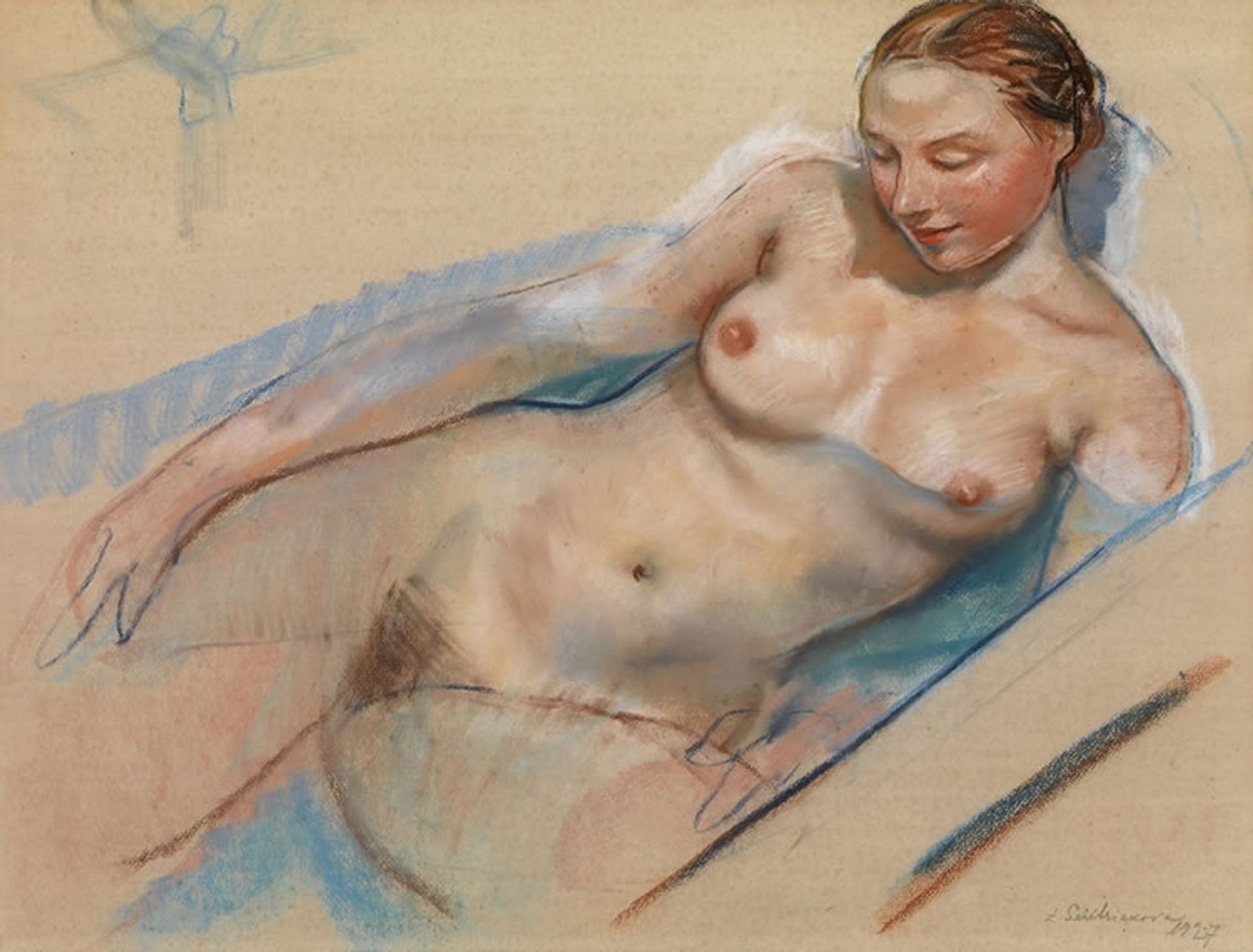 Bathing Nude by Zinaida Serebriakova