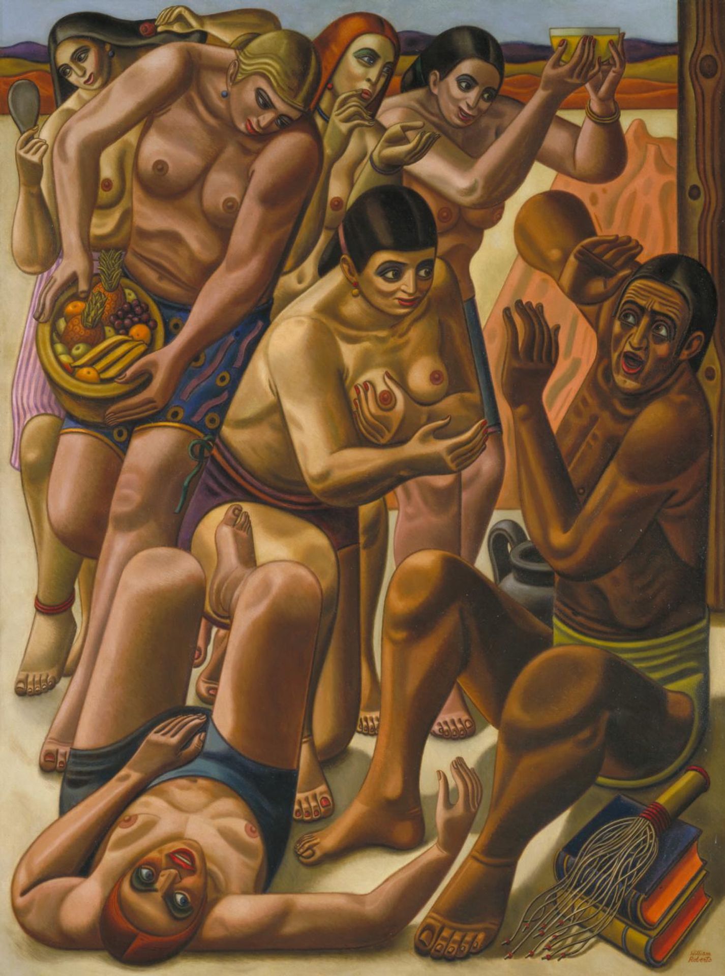 The Temptation of St Anthony by  William Roberts