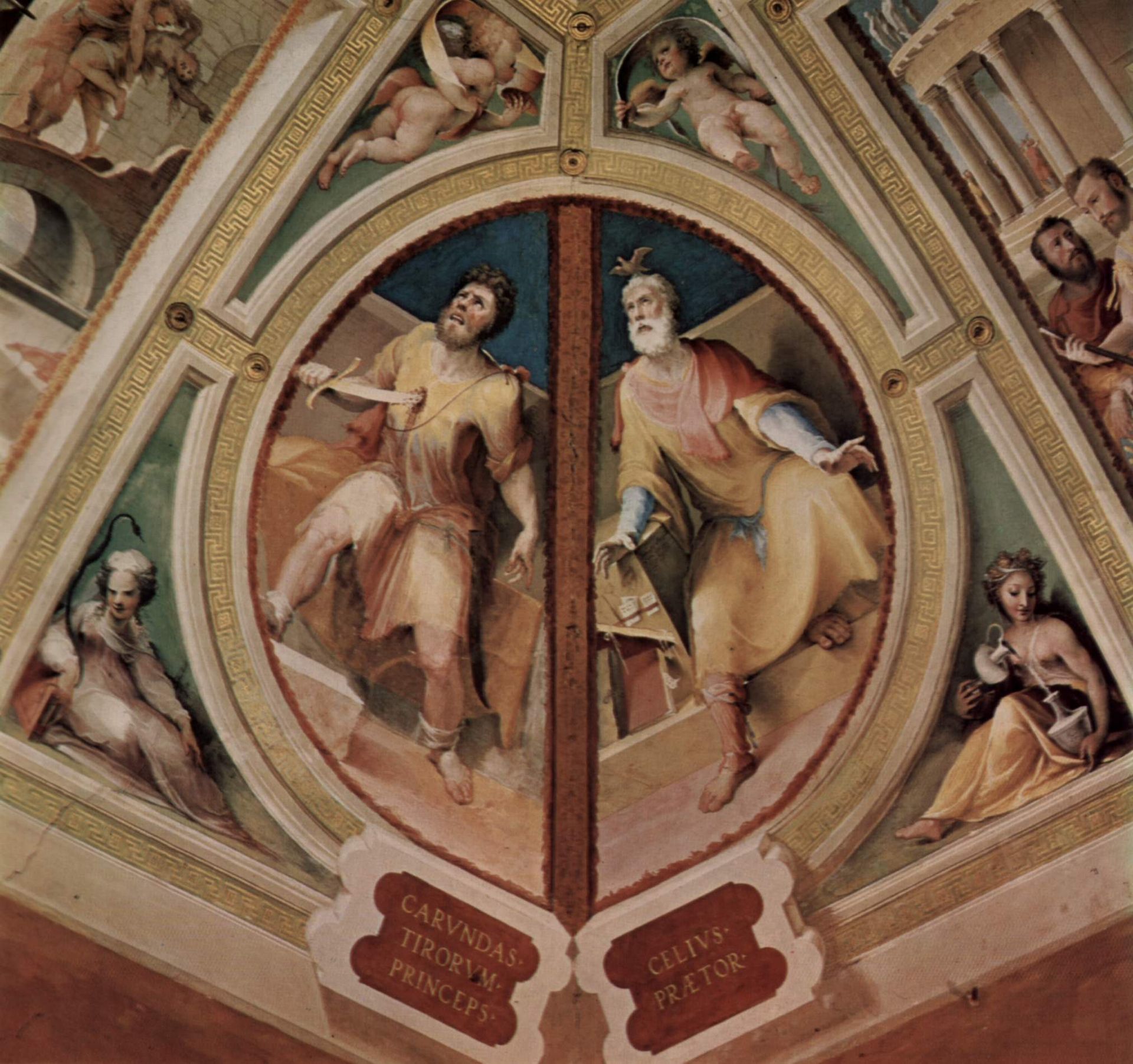 Carundas Von Tiro Und Celius Praetor by Domenico Beccafumi
