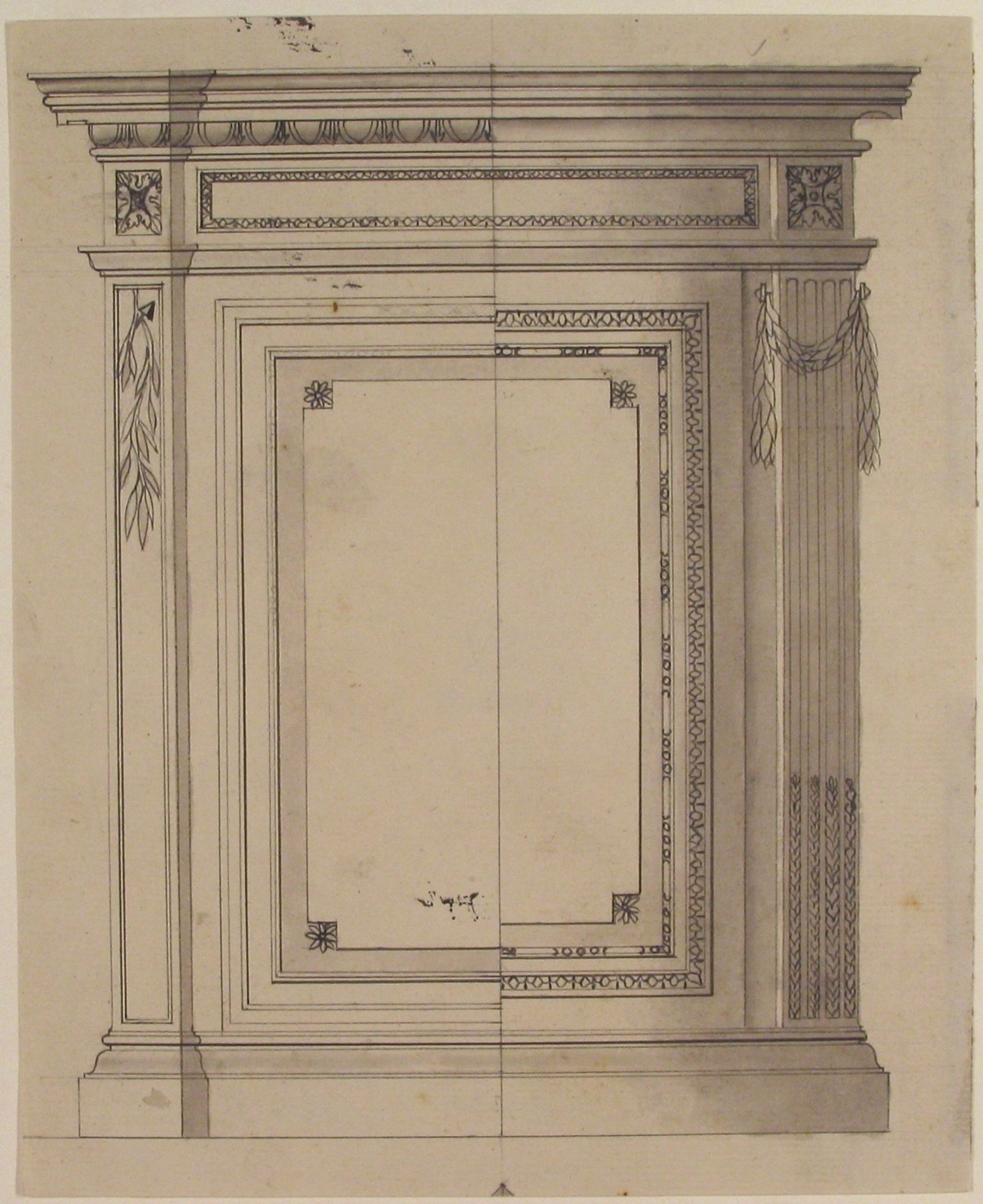 Design for a Cabinet or Console by Anonymous