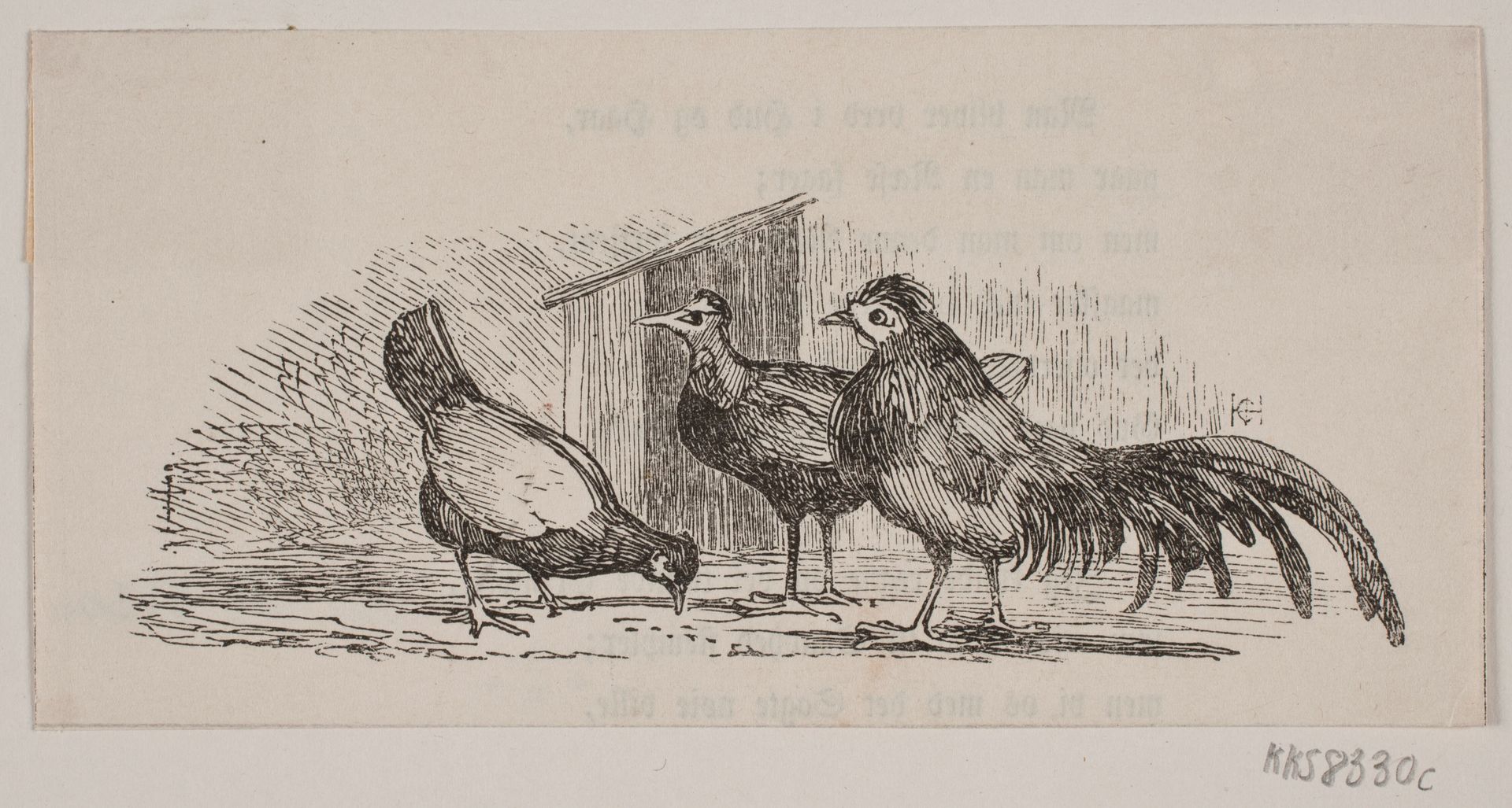 Tre høns by H. C. Henneberg