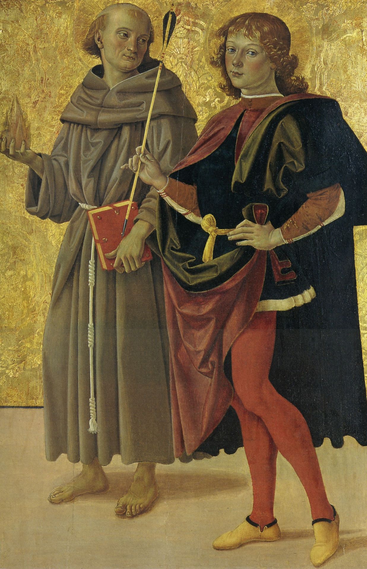 St. Anthony of Padua and St. Sebastian by Pietro Perugino
