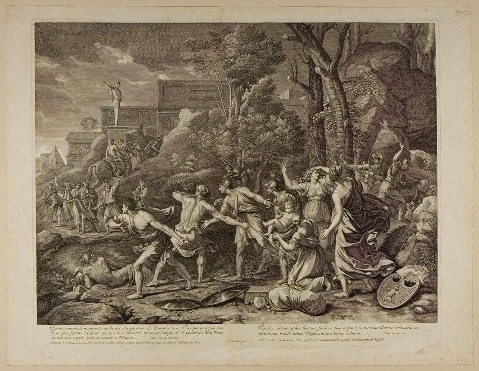 Preservation of the Young Pyrrhus by Guillaume Chasteau
