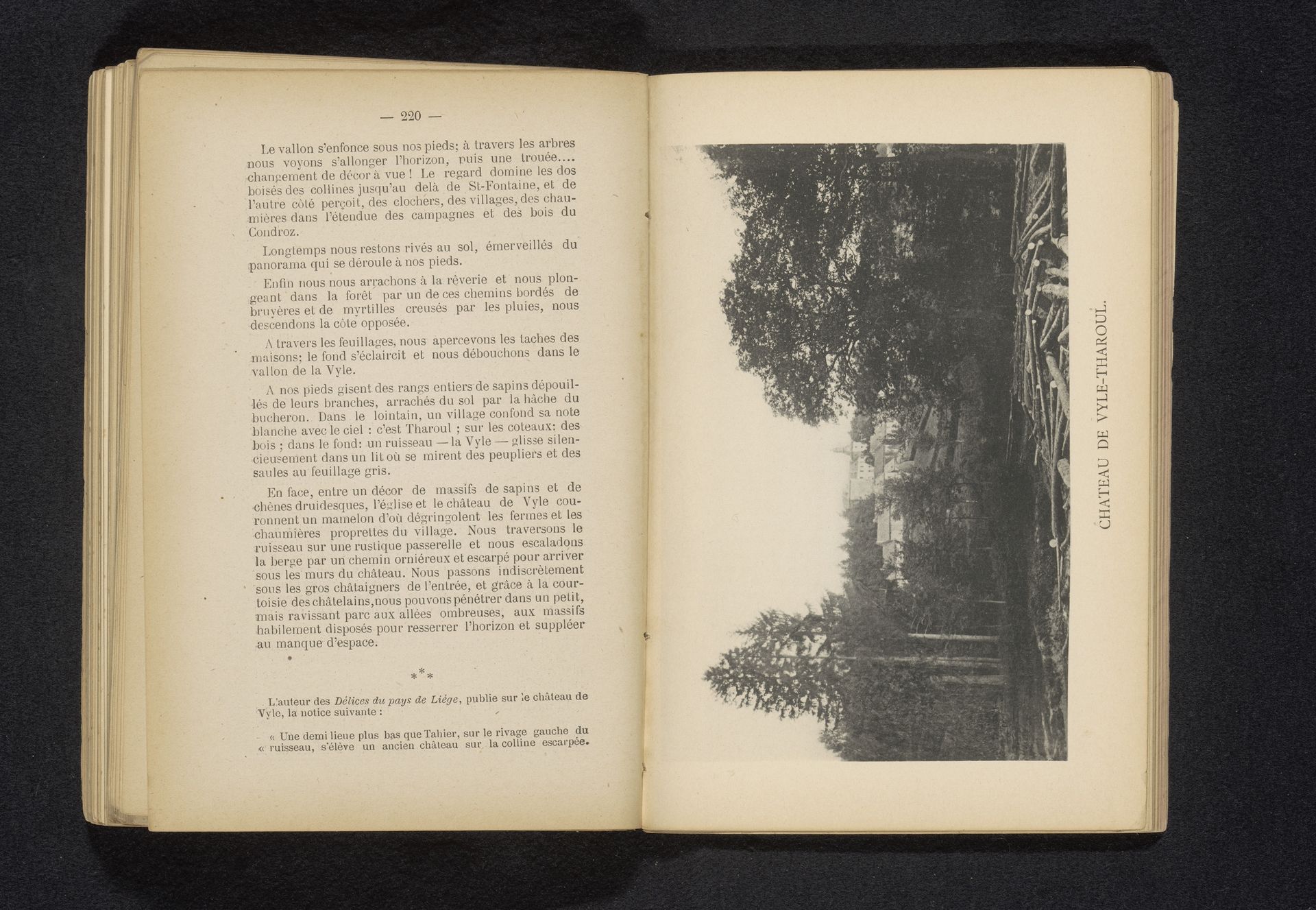 Landschap met Château de Vyle-Tharoul by Victor Gaillard