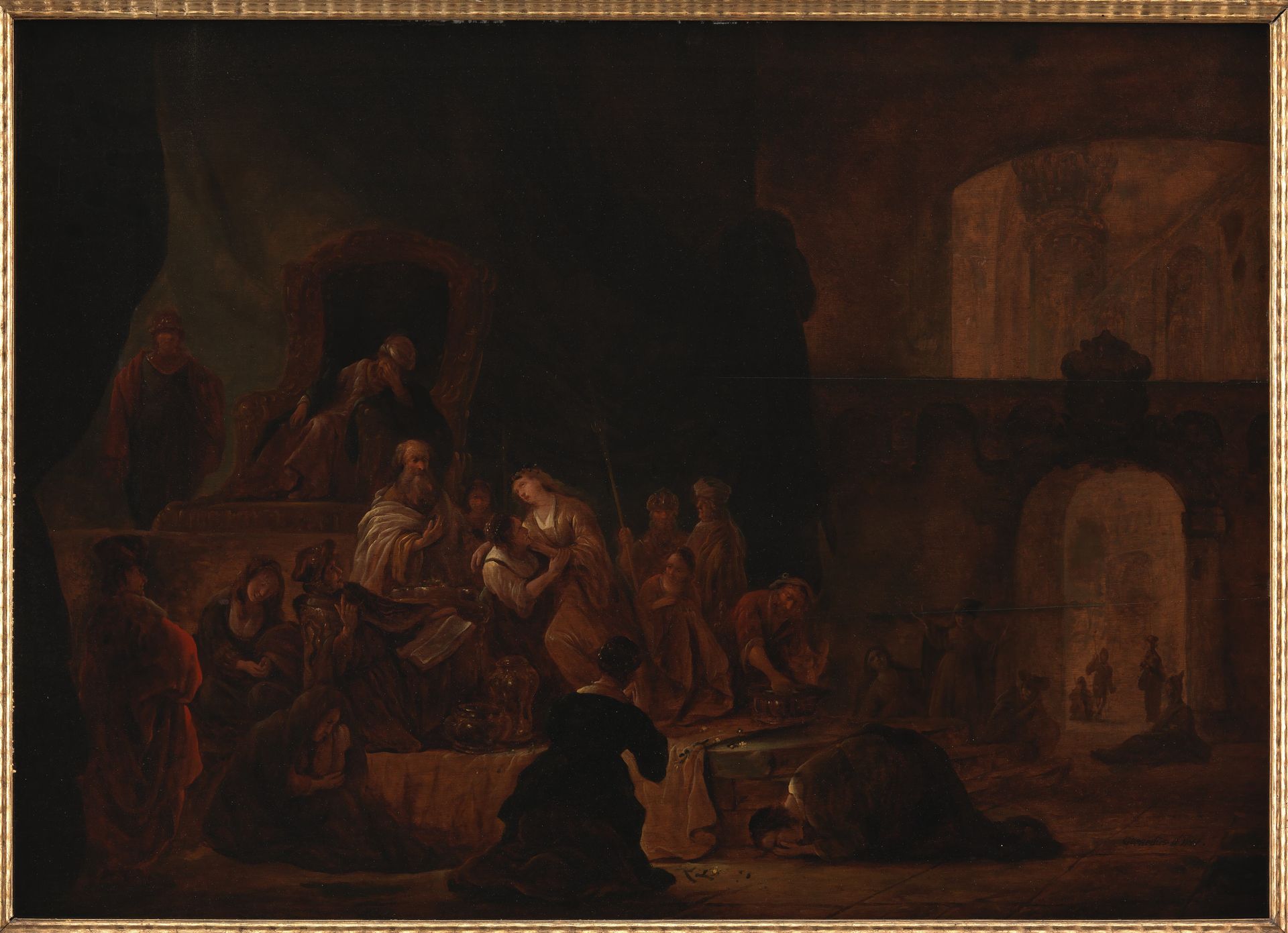 Jephta's Daughter Being Led to the Altar by Gerrit de Wet