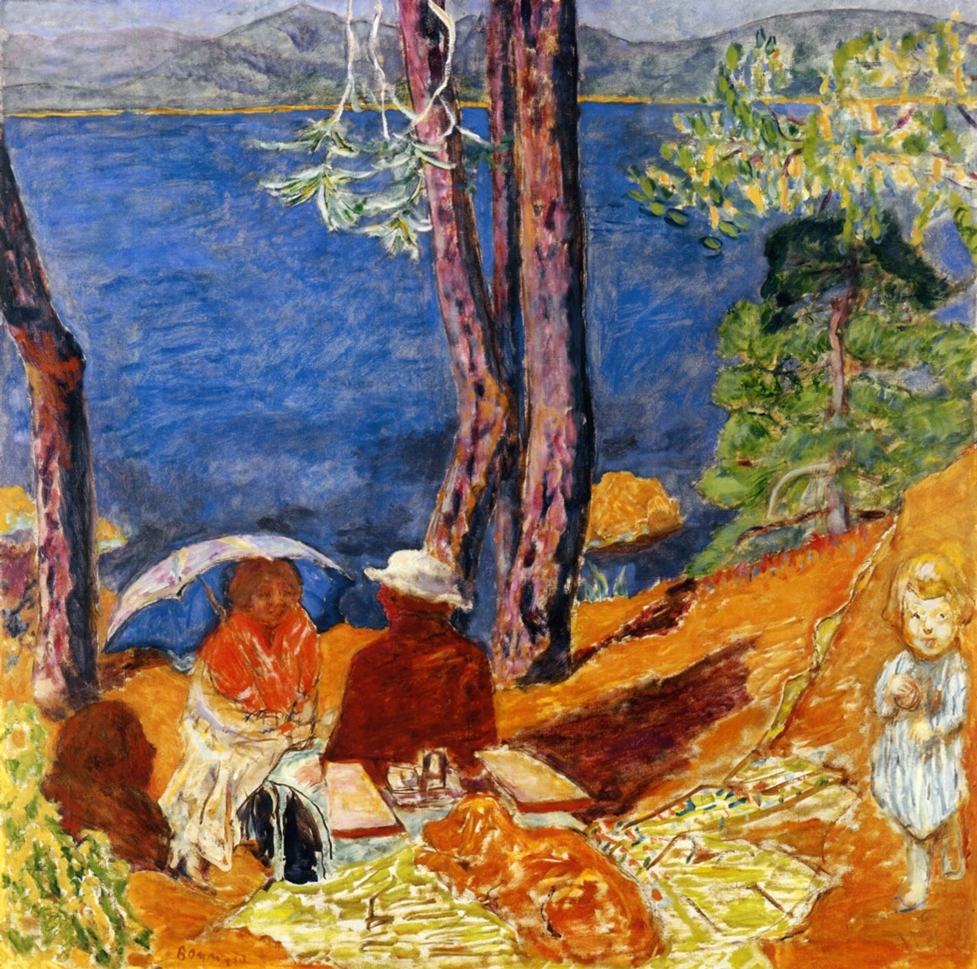 By the Sea, Under the Pines by Pierre Bonnard