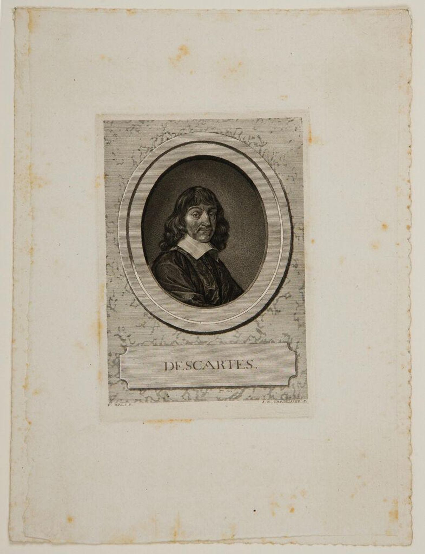 Rene Descartes by Jean-Baptiste de Grateloup