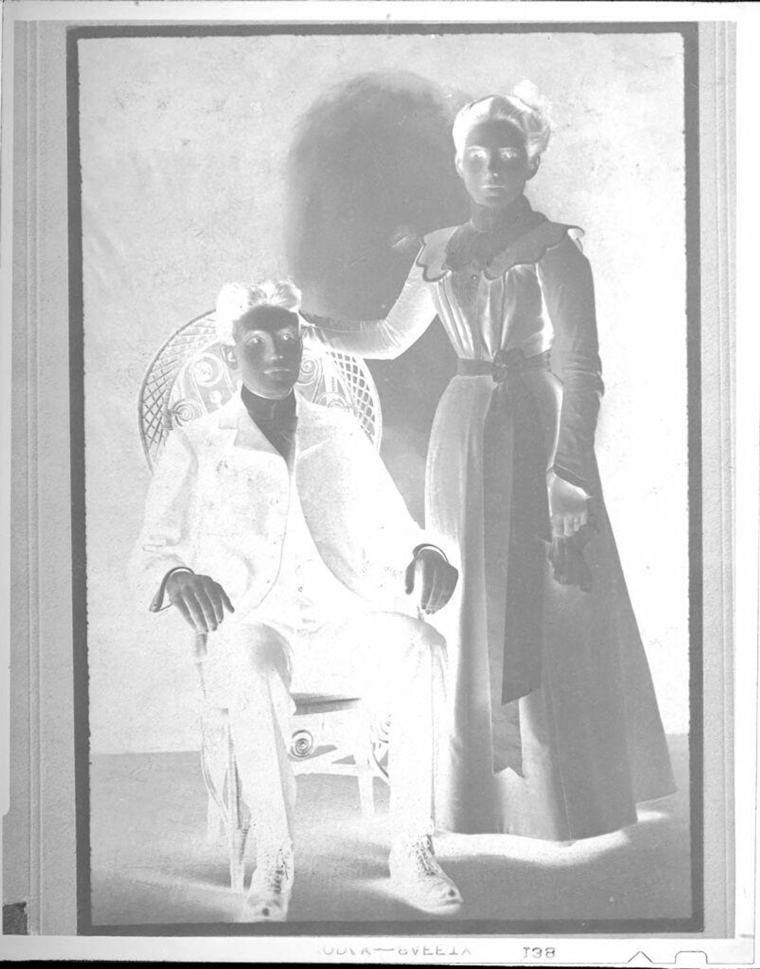 Untitled (portrait of man and woman) by John Howell
