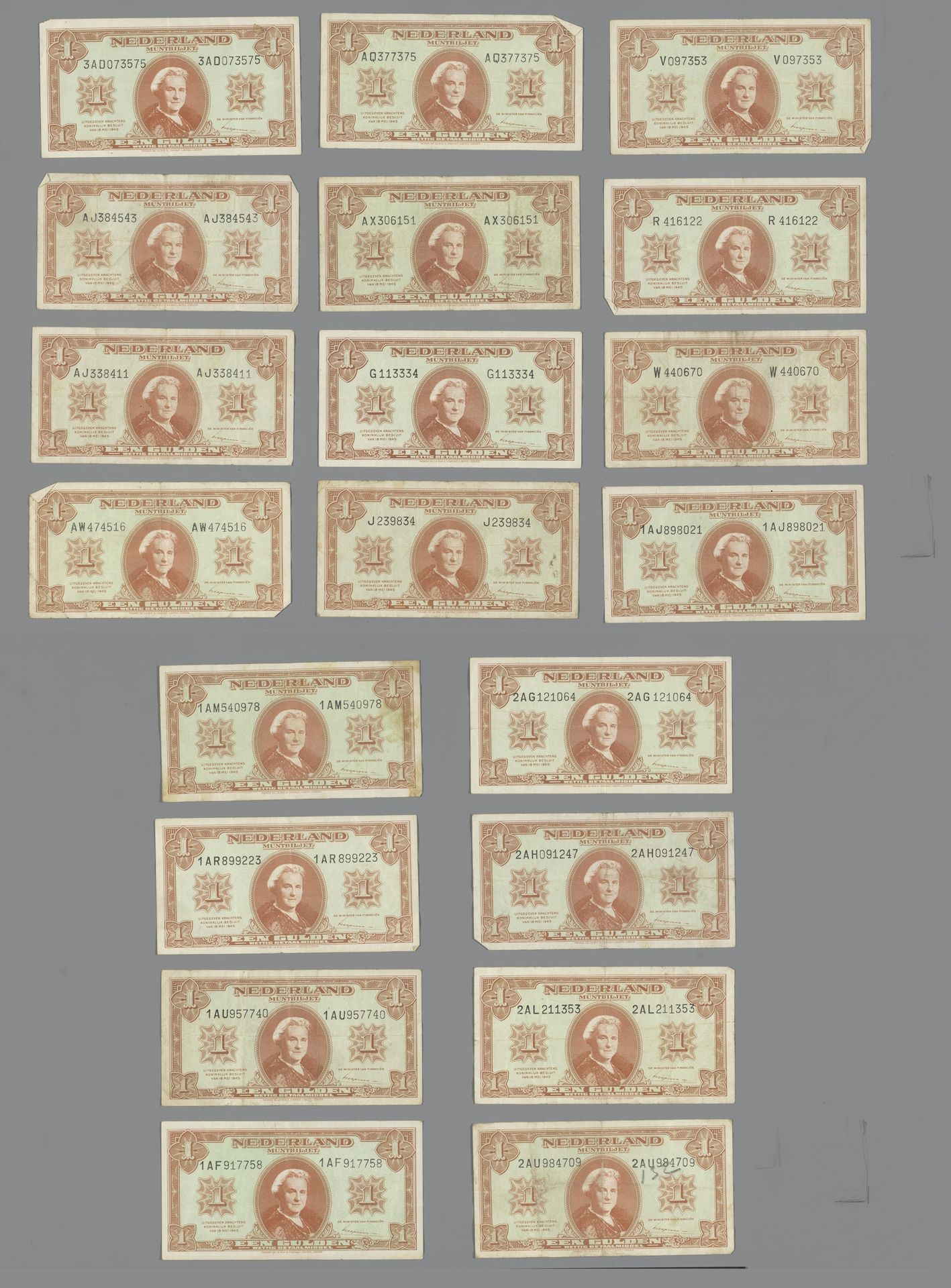 Een Gulden by Thomas De La Rue & Company Ltd.