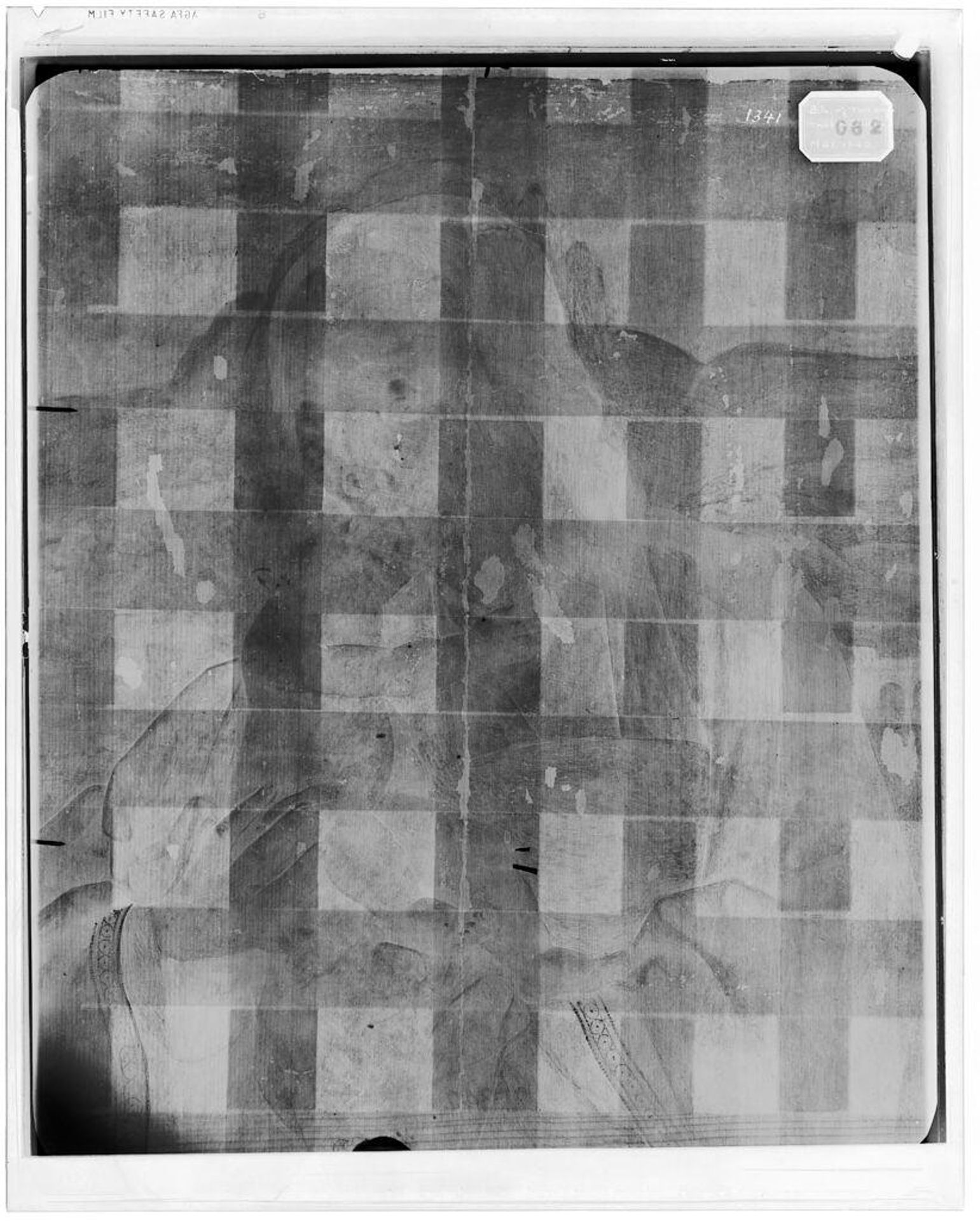X-radiograph(s) of "Madonna and Child" by Artist of original: As Follower of Quentin Metsys