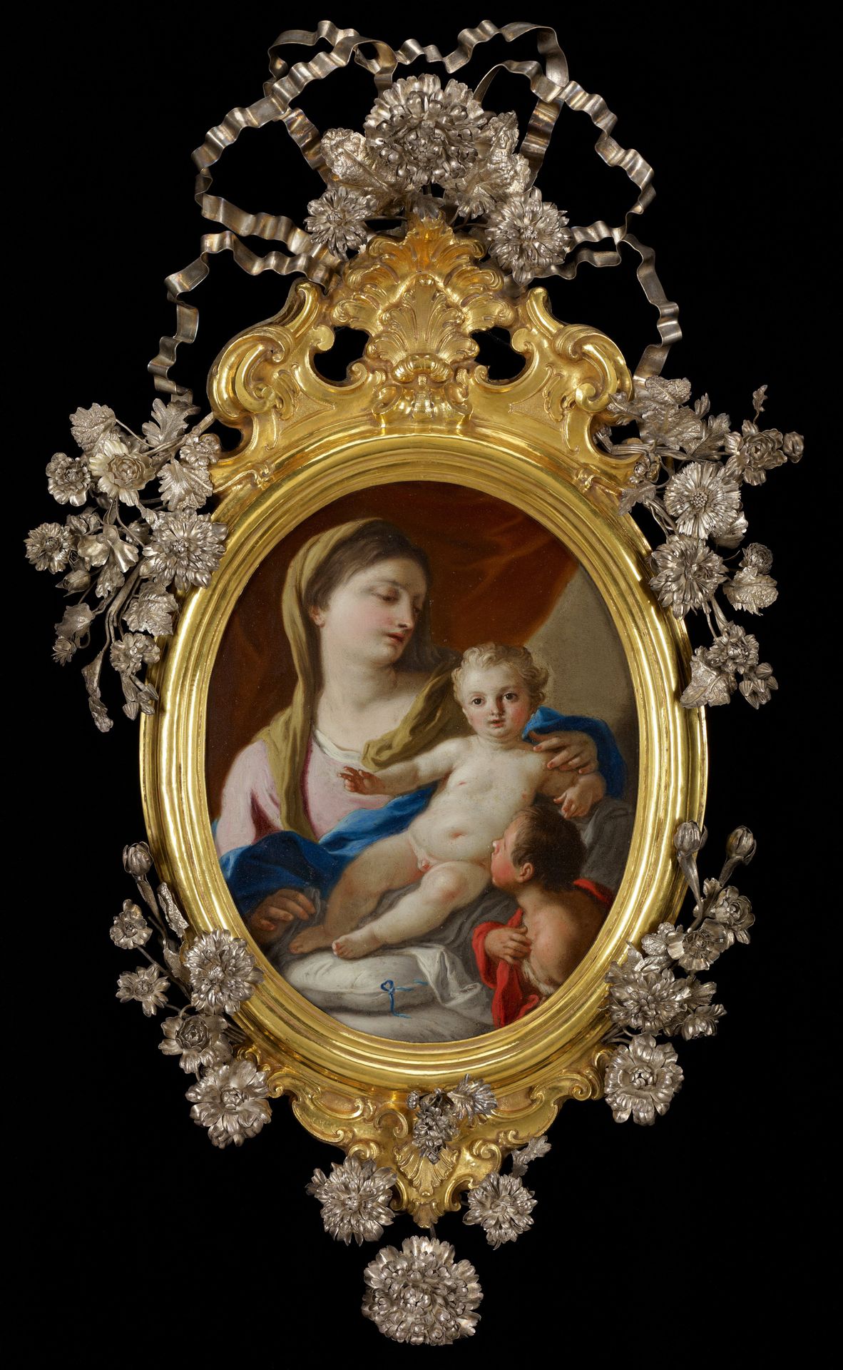 The Madonna and Child with the Infant Saint John by Francesco de Mura