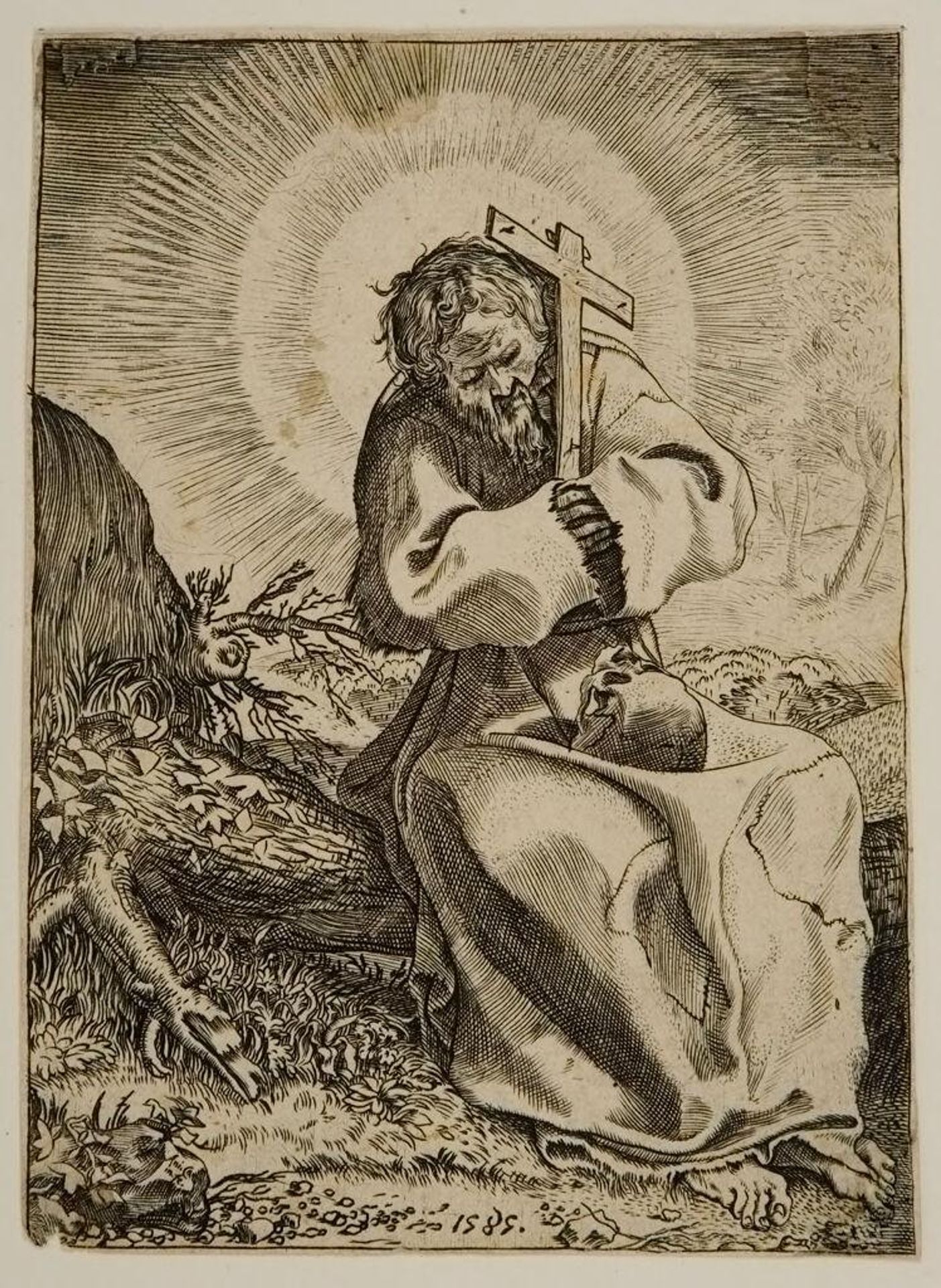 Saint Francis of Assisi by Annibale Carracci