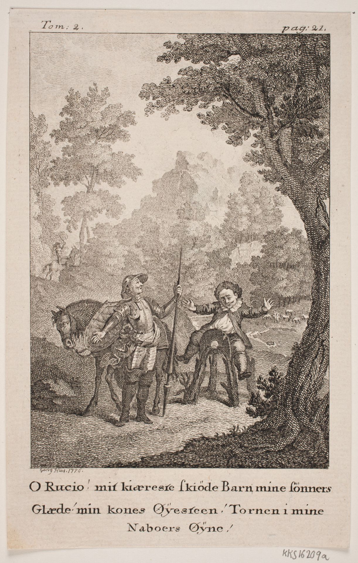 Illustration til Don Quixote by Georg Haas