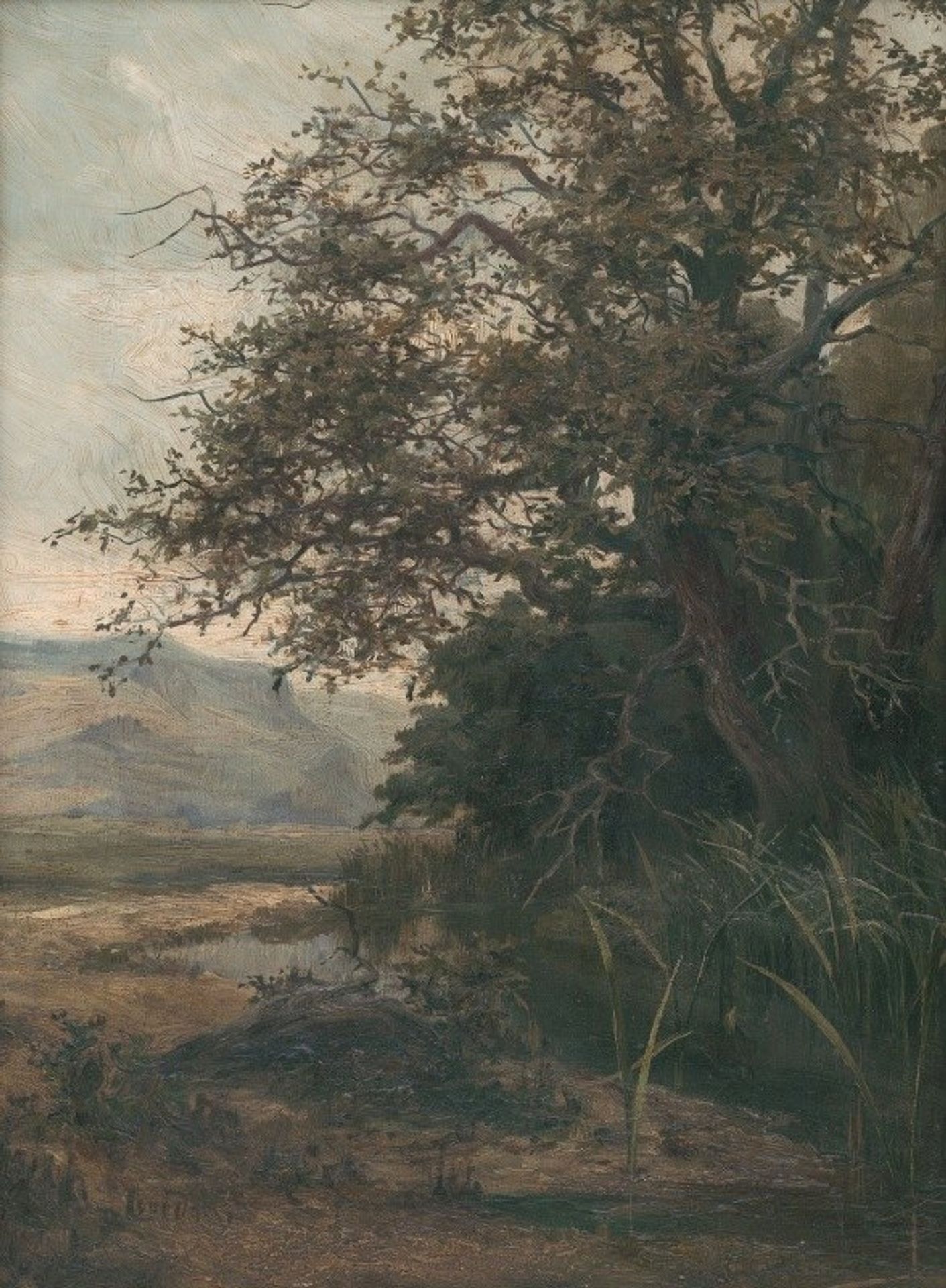 By the stream by Ľudovít Čordák