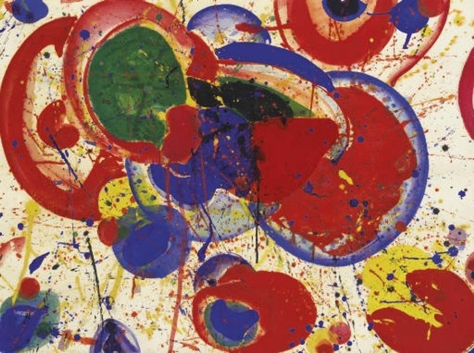 All Red by Sam Francis