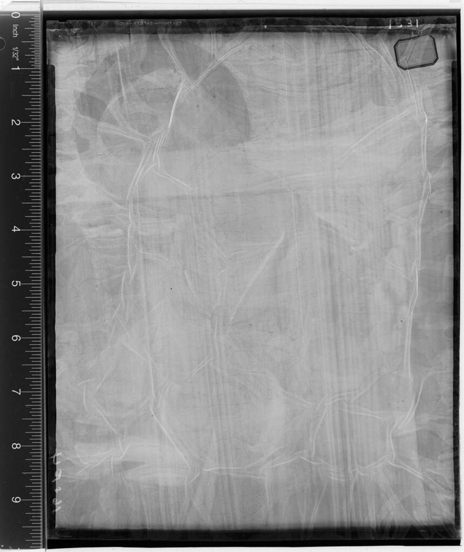 X-radiograph(s) of "Virgin Adoring the Child" by Artist of original: School of Pesellino (Francesco di Stefano)