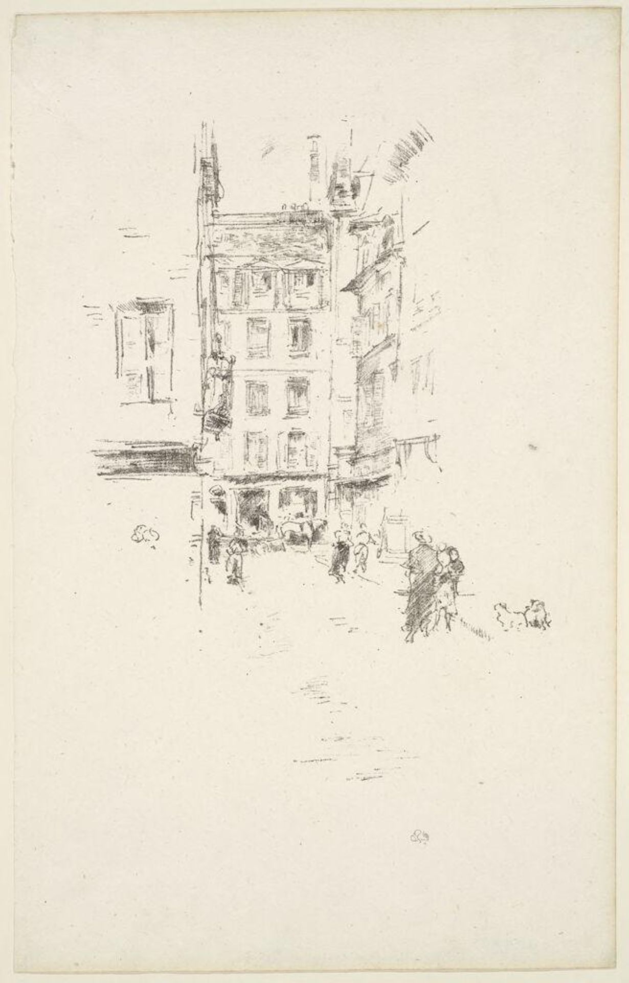 Rue Furstenburg by James Abbott McNeill Whistler