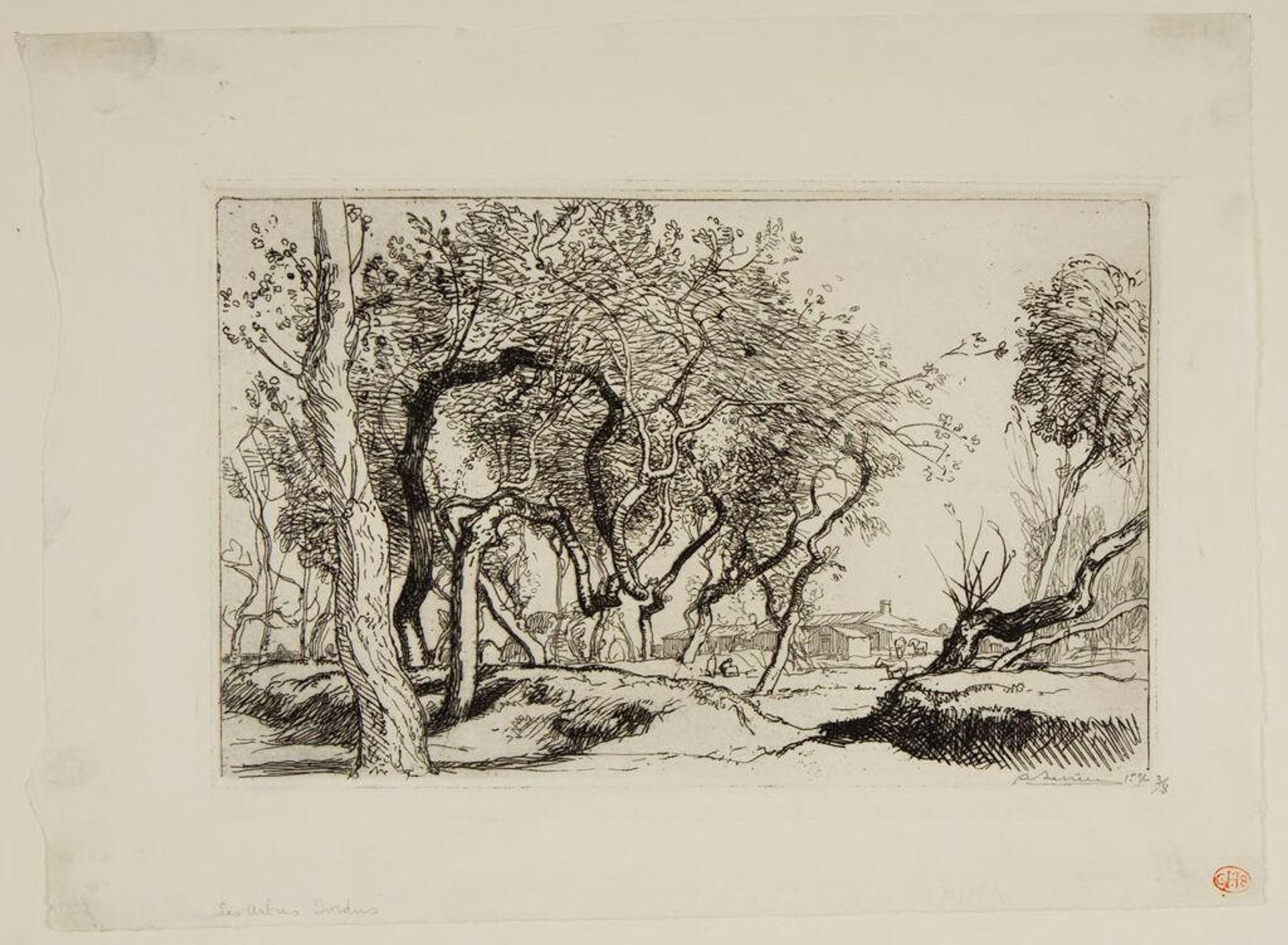 Twisted Trees by Auguste-Louis Lepère