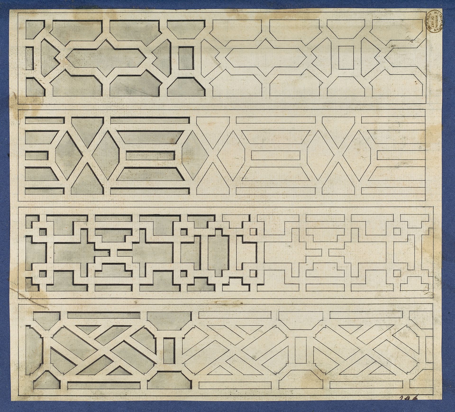 Frets, from Chippendale Drawings, Vol. II by Thomas Chippendale