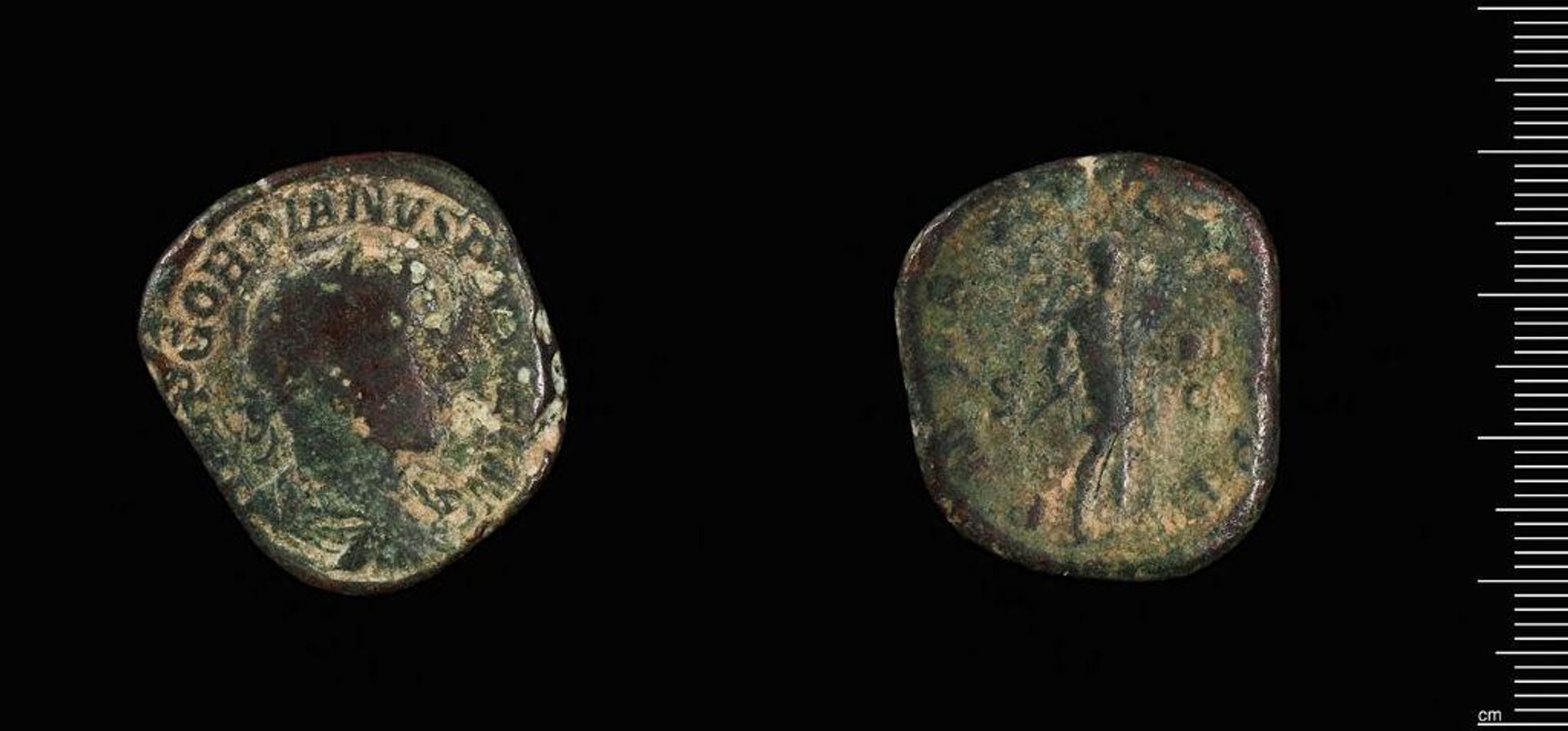 Sestertius of Gordian III by Gordian III