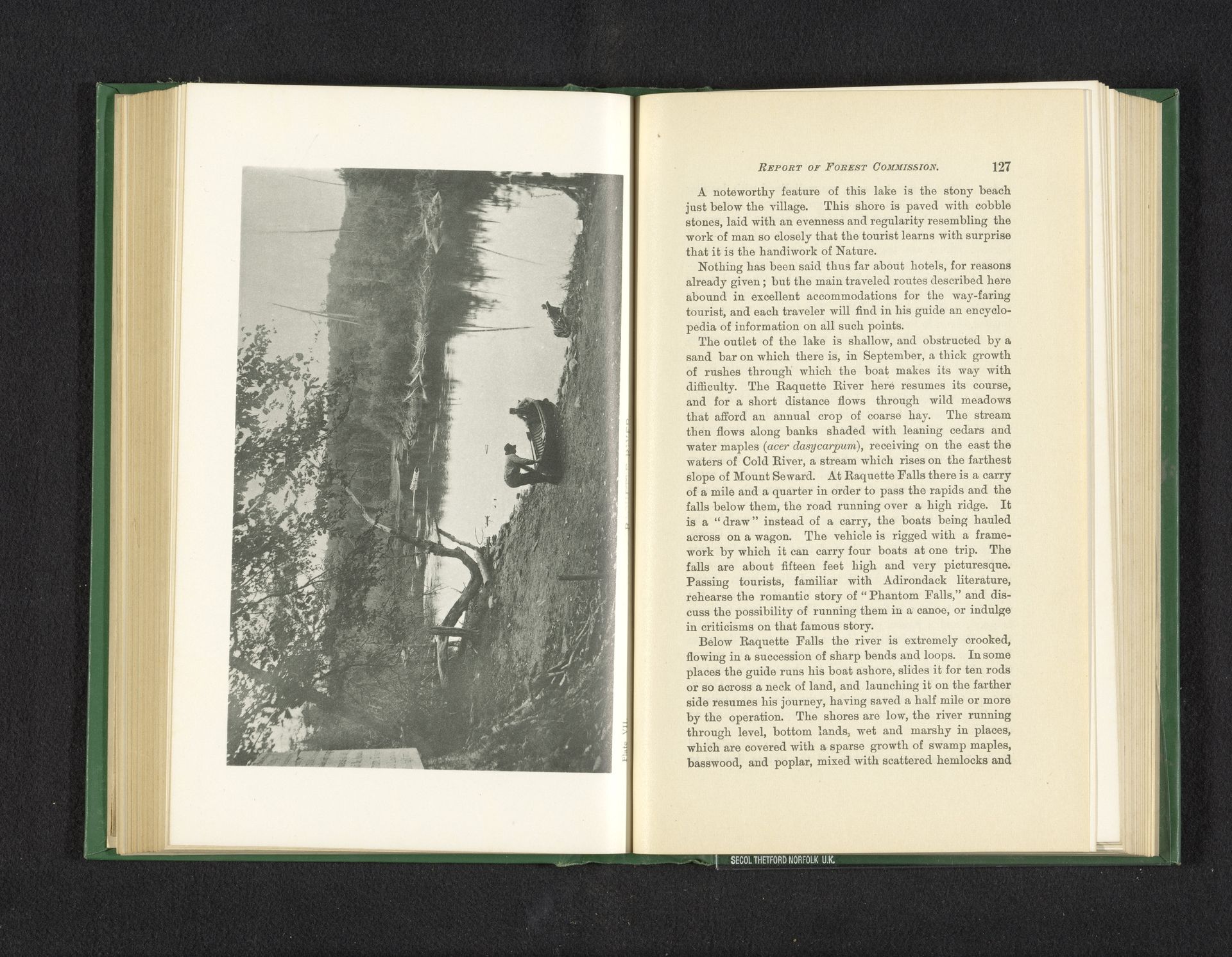 Raquette River by Seneca Ray Stoddard