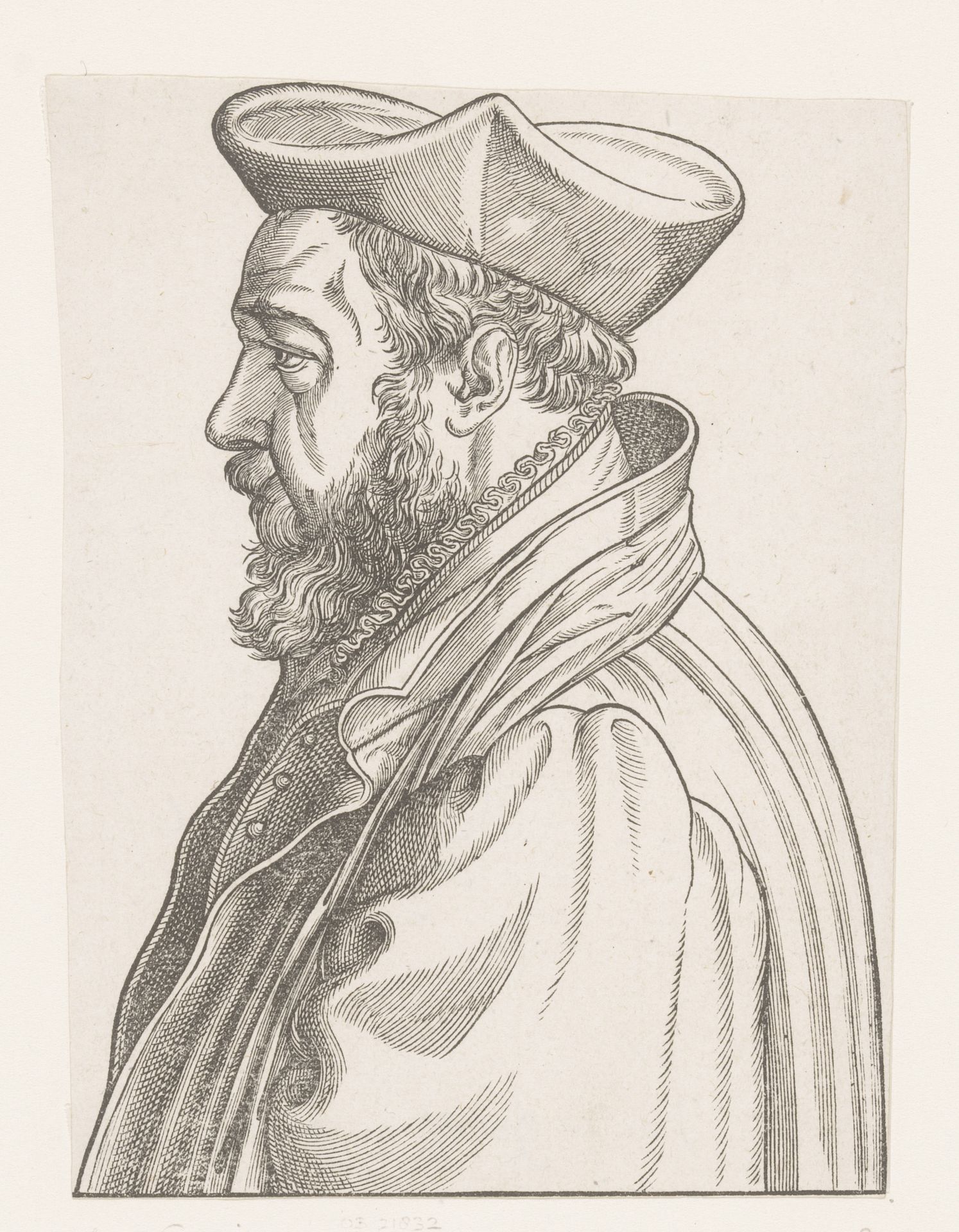 Portret van Jean de Gorris by André Wechel
