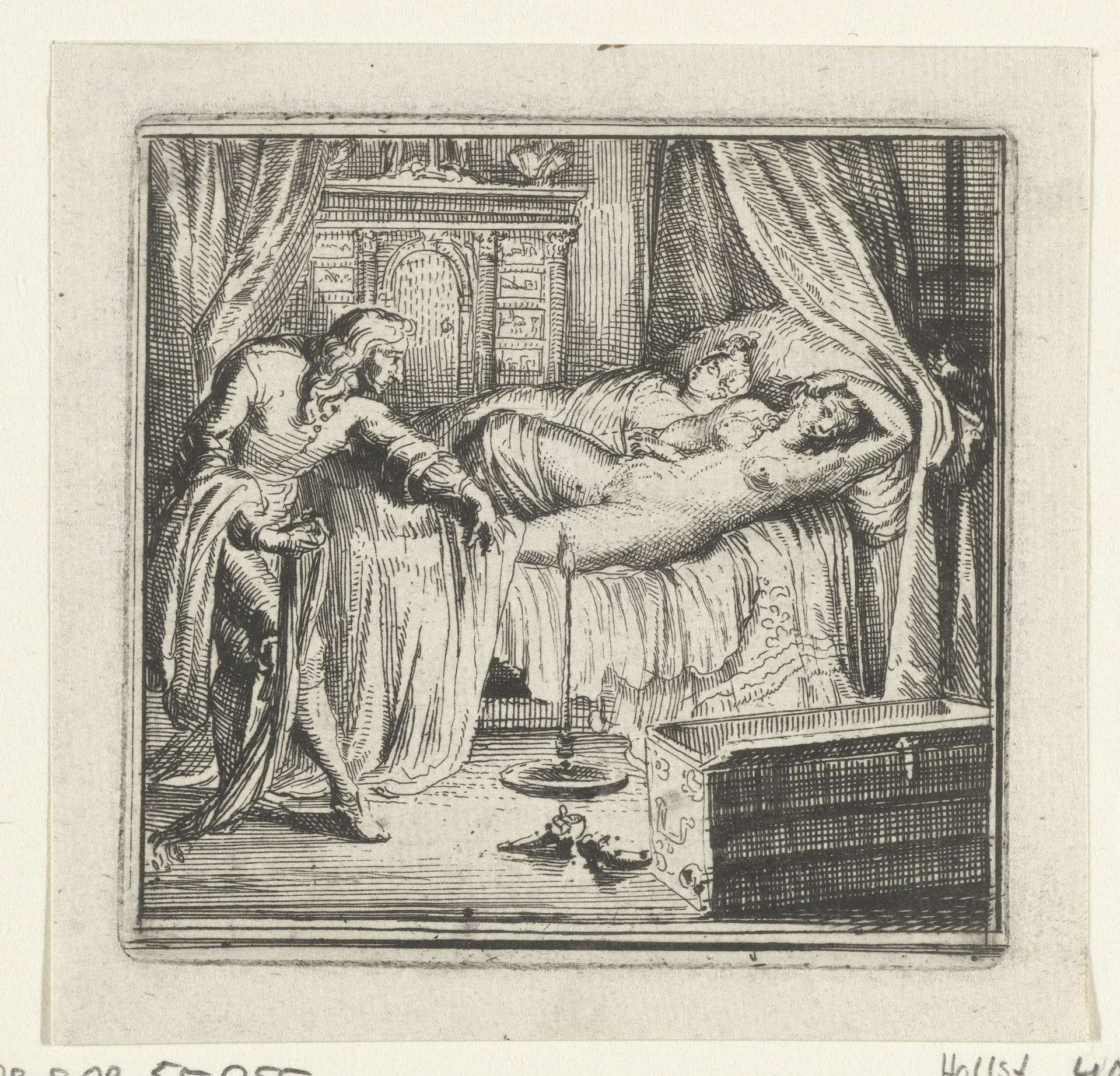 Illustratie voor de Decamerone van Boccaccio by Romeyn de Hooghe