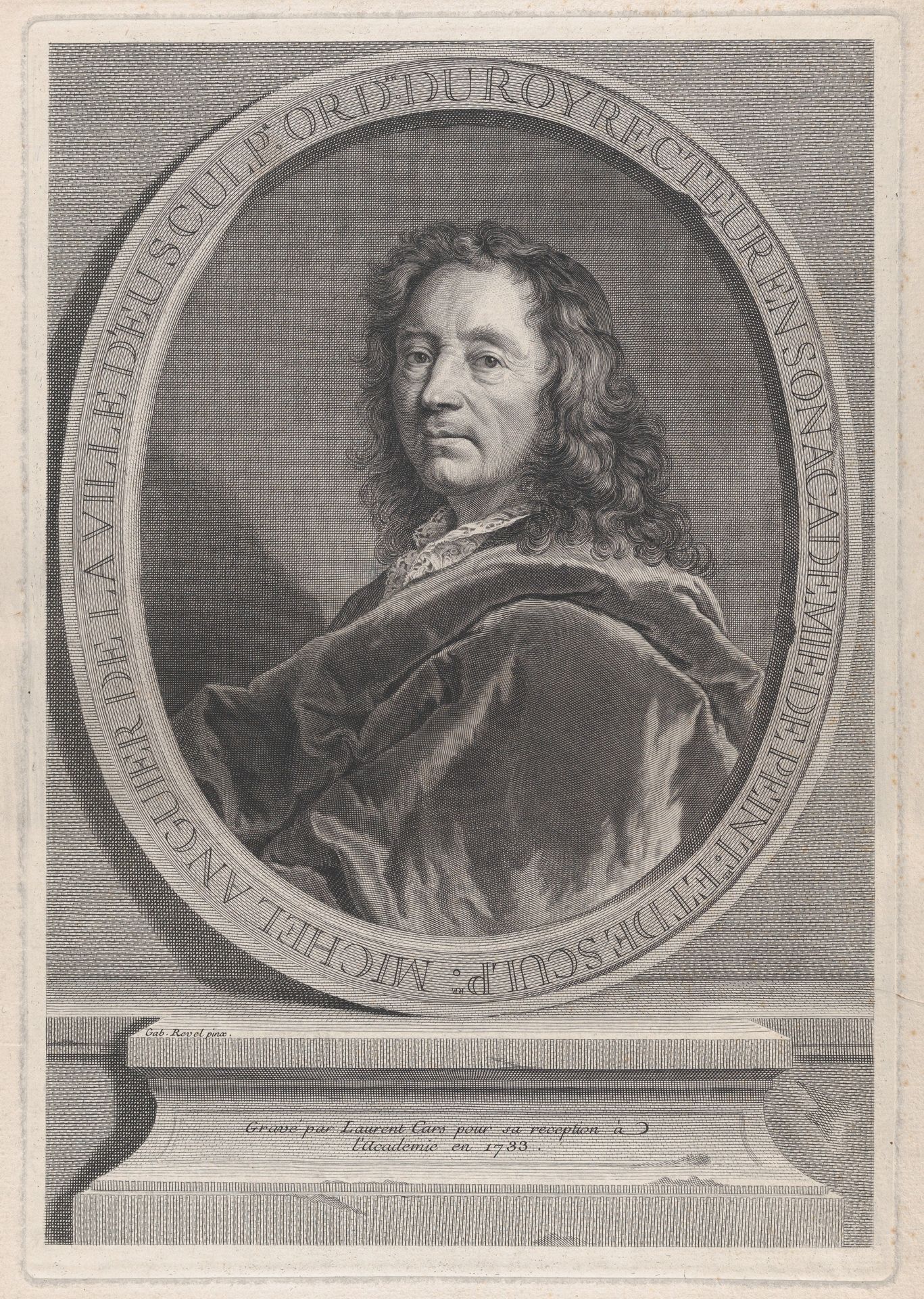 Portrait of Michel Anguier (1612–1686) by Laurent Cars